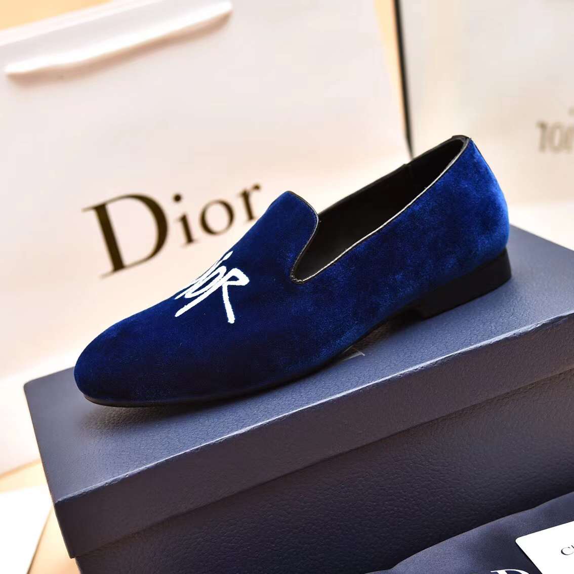 Men D*ior Top Sneaker（）