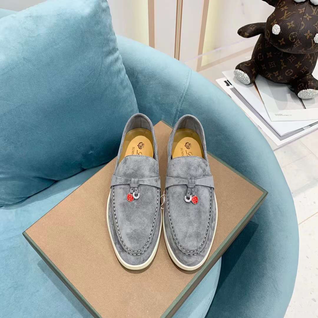 Men Women L*oro P*iana Top Loafer （）