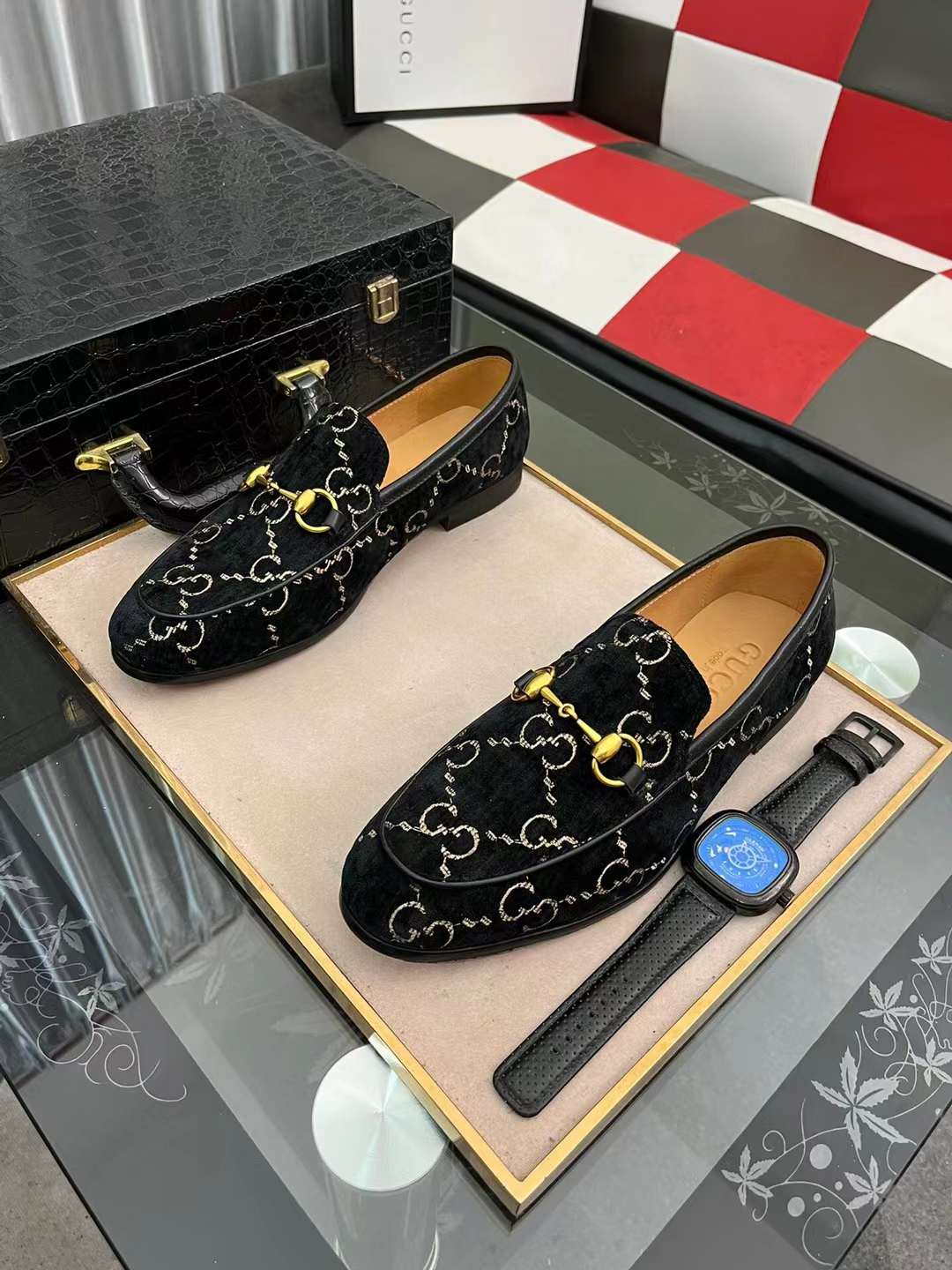 Men G*ucci Top Sneaker