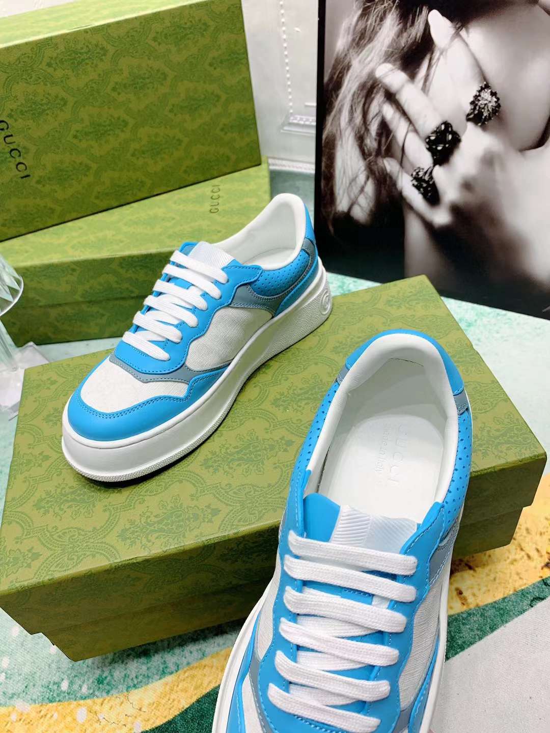 Men Women G*ucci Top Sneaker