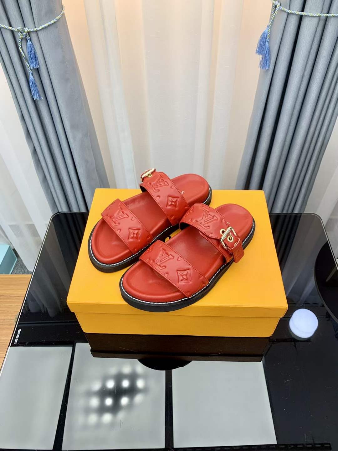 Women Men L*ouis V*uitton Top Slippers