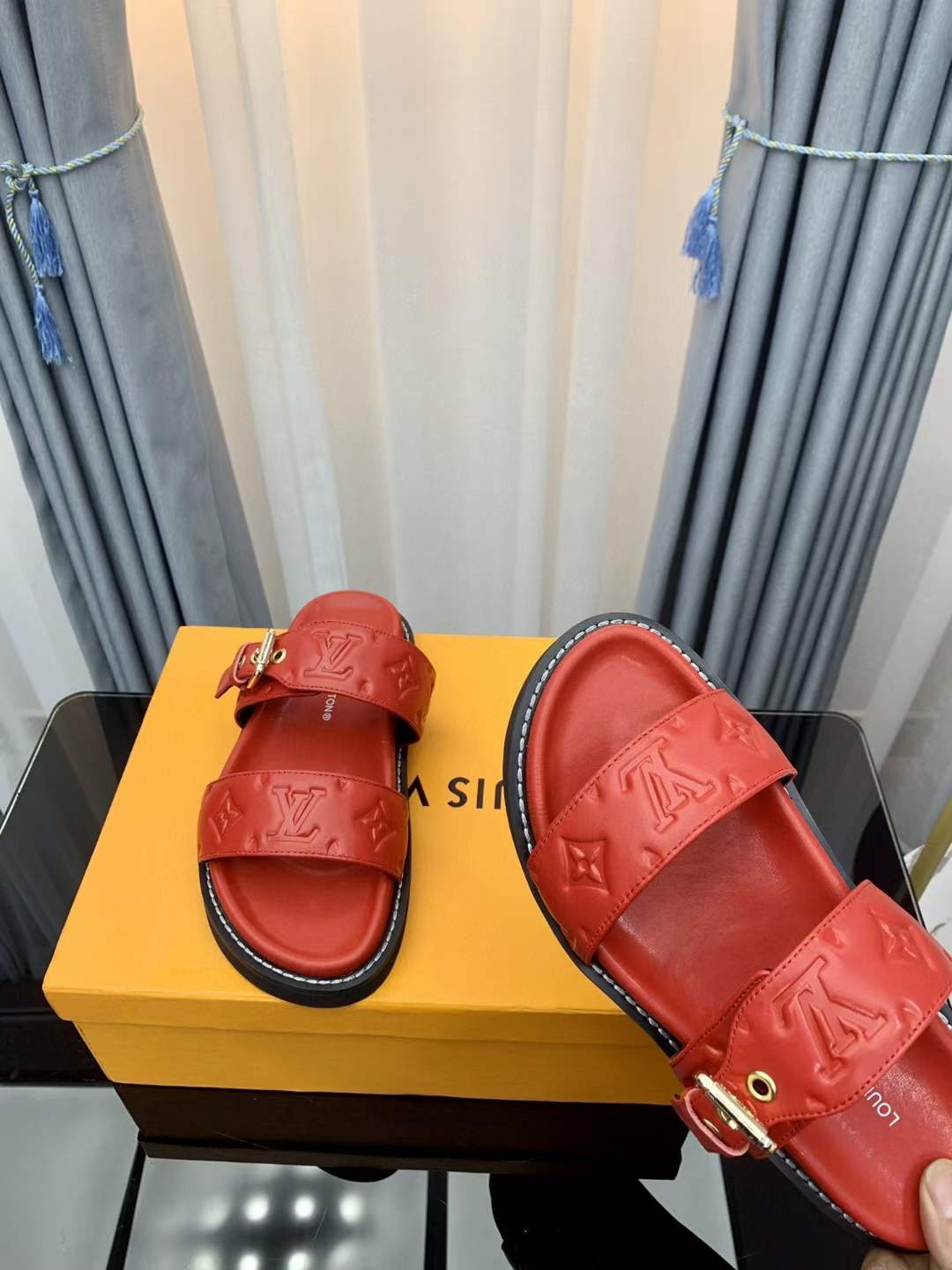 Women Men L*ouis V*uitton Top Slippers