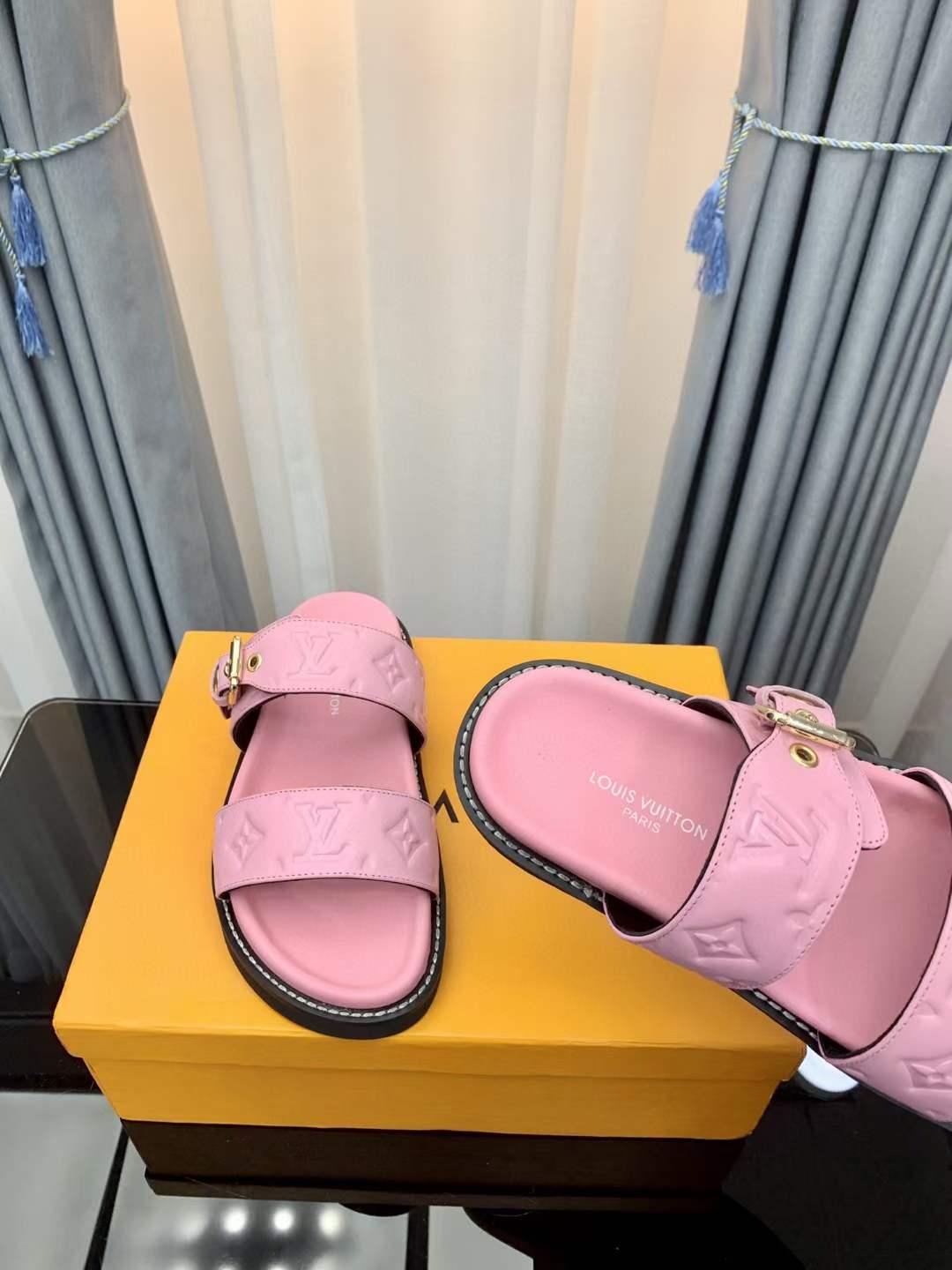 Women Men L*ouis V*uitton Top Slippers