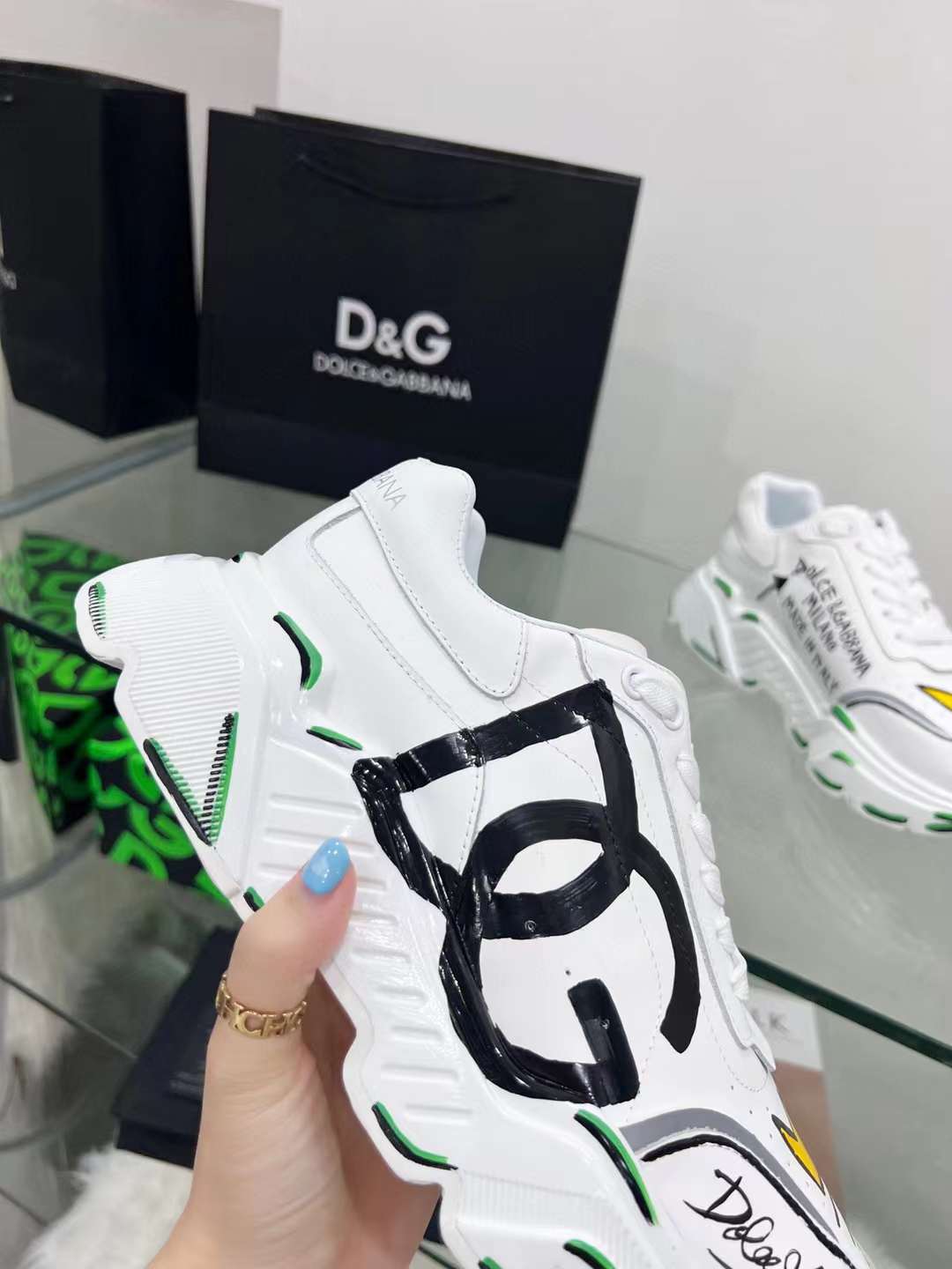 Men Women D*G Top Sneakers