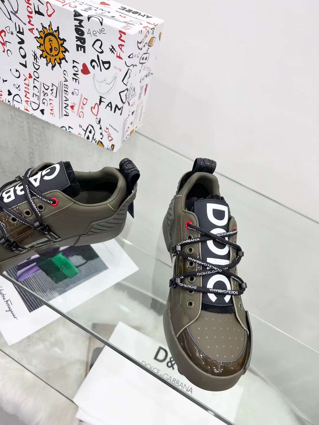 Men Women D*G Top Sneakers