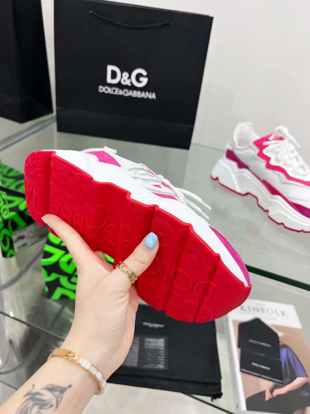 Men Women D*G Top Sneakers