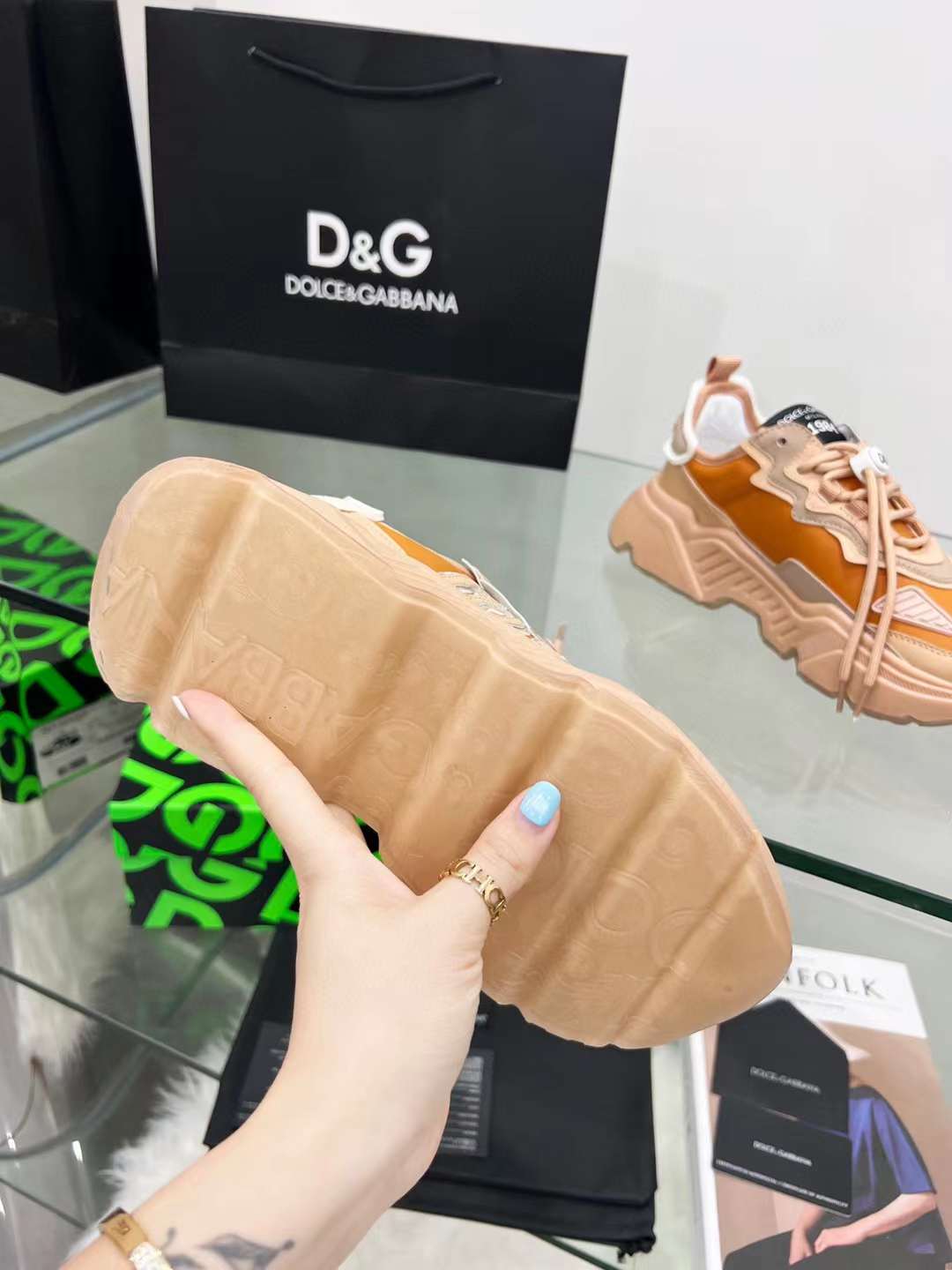 Men Women D*G Top Sneakers