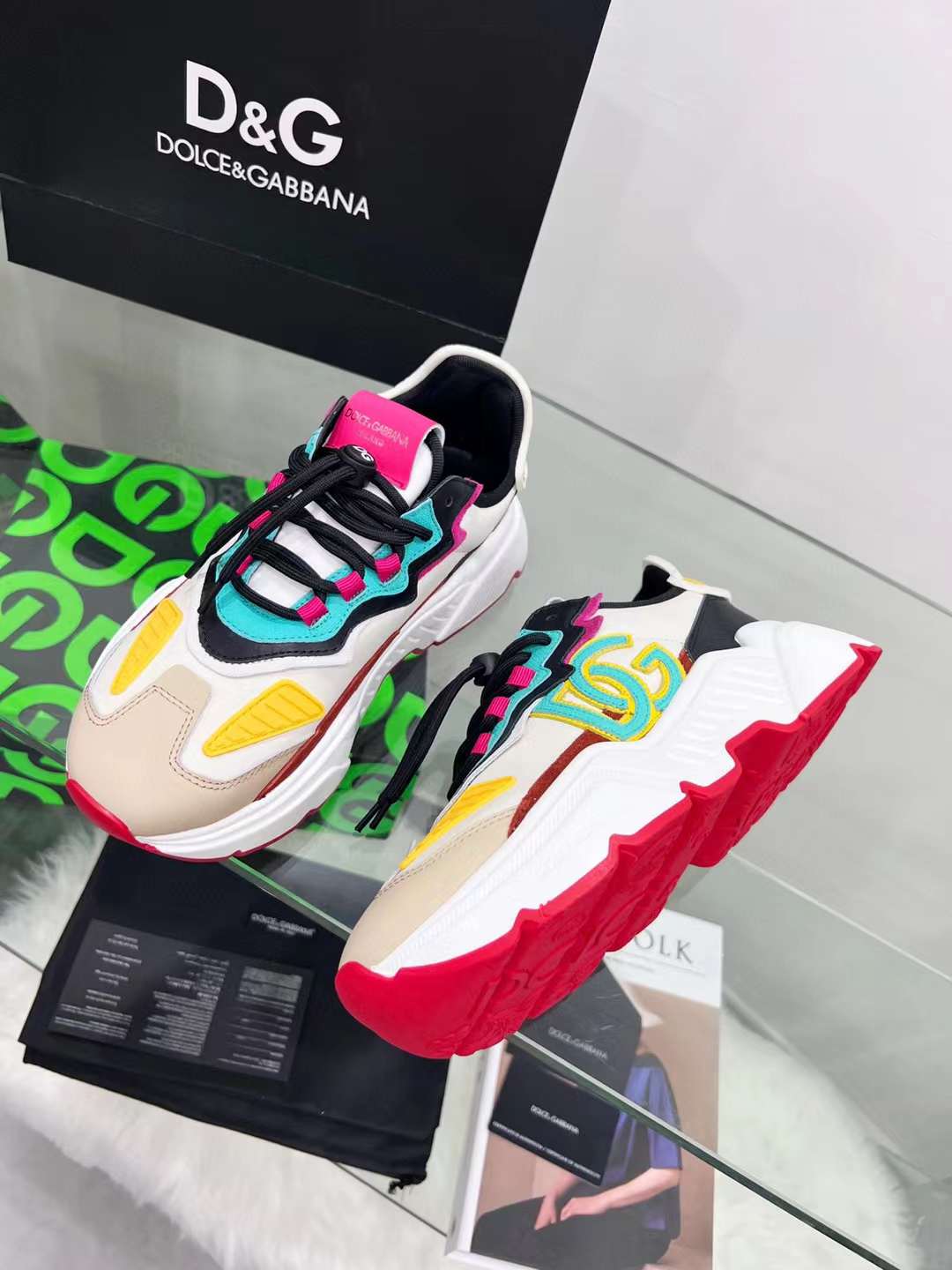 Men Women D*G Top Sneakers