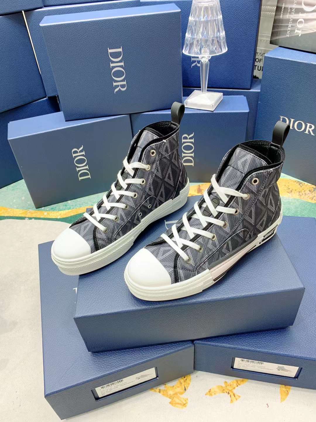 Men Women D*ior Top Sneakers ()