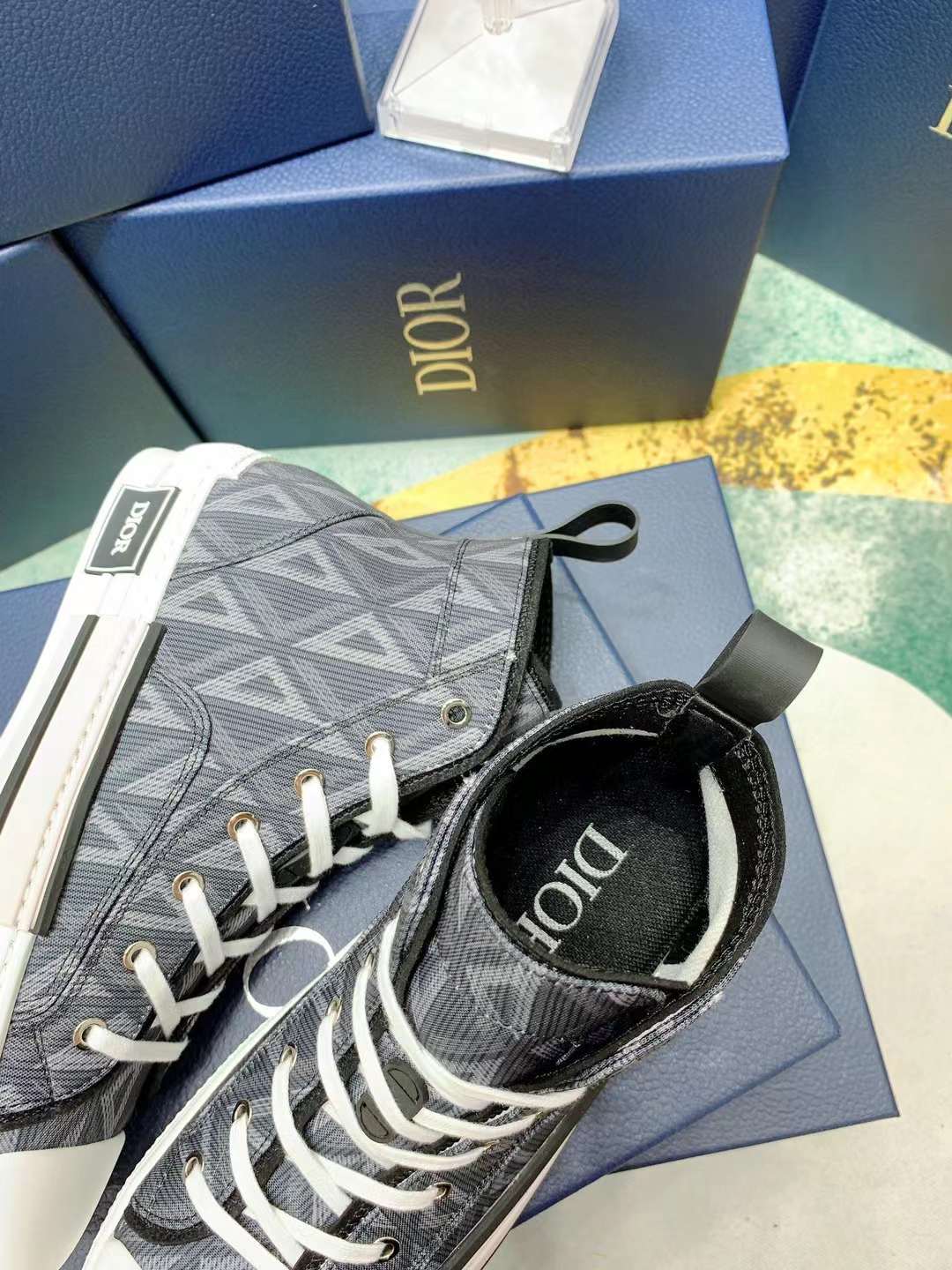 Men Women D*ior Top Sneakers ()