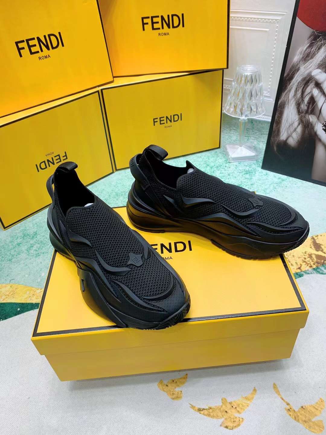 Men Women F*endi Top Sneaker （ ）