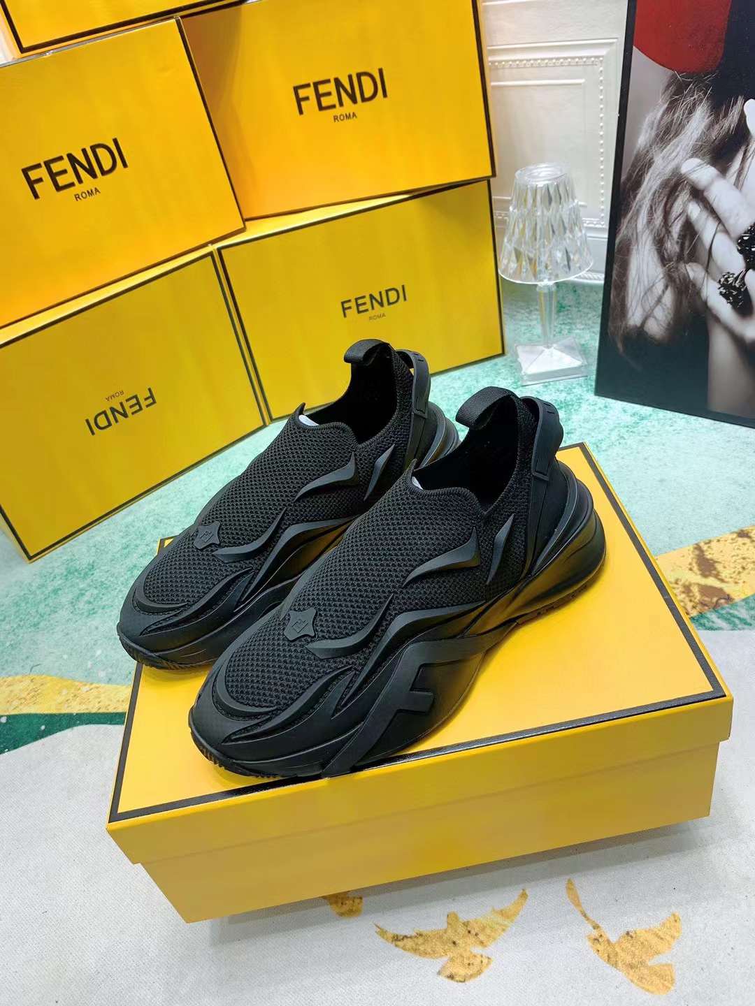 Men Women F*endi Top Sneaker （ ）