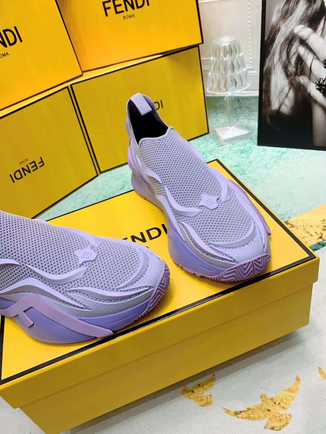 Men Women F*endi Top Sneaker （ ）