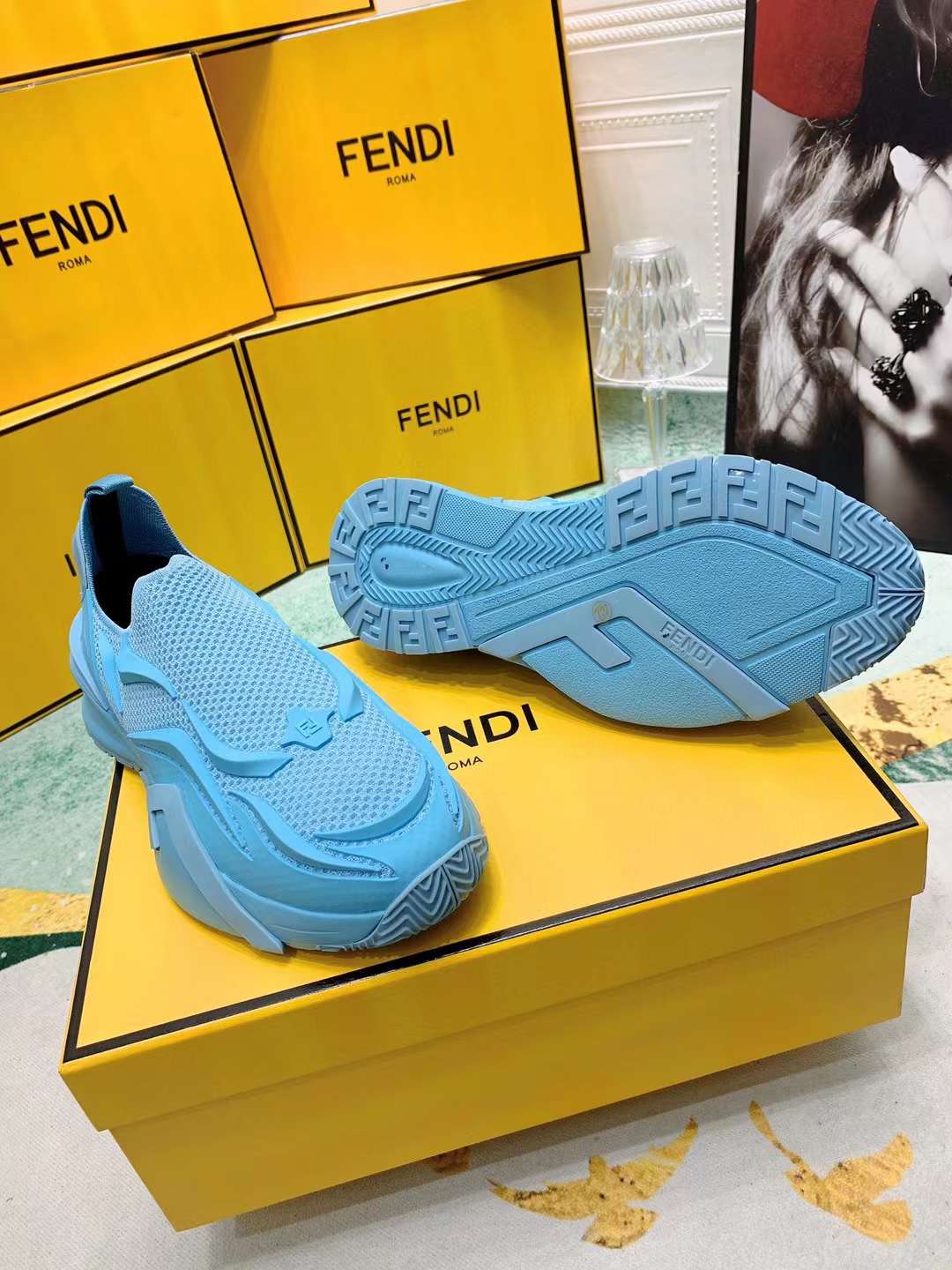 Men Women F*endi Top Sneaker （ ）