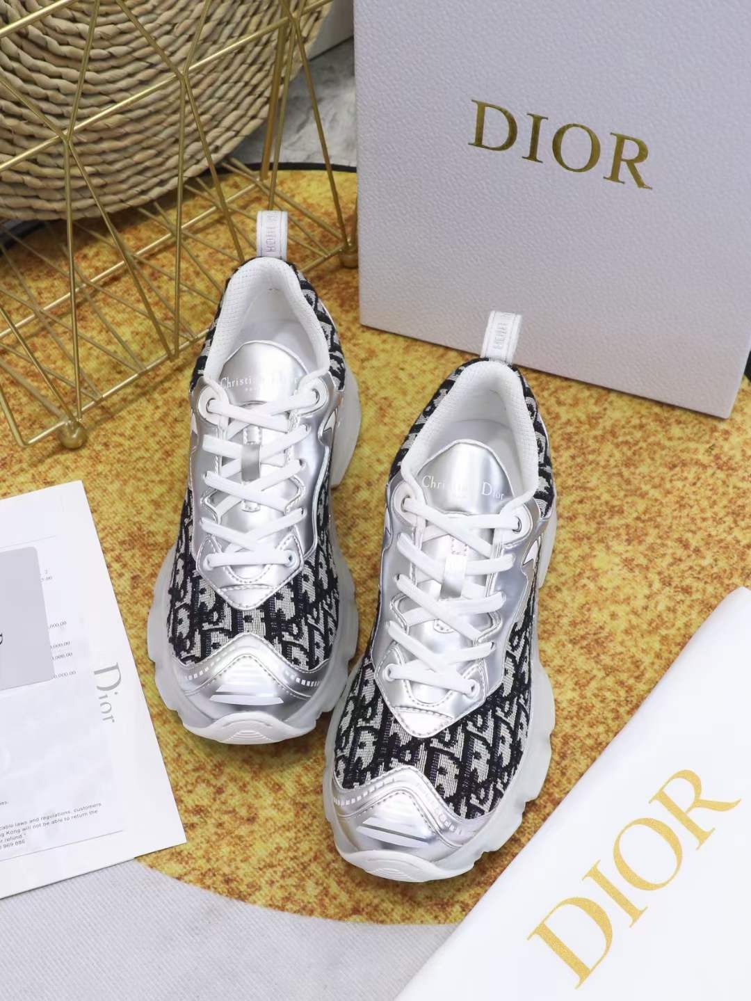 Men Women D*ior Top Sneakers （）