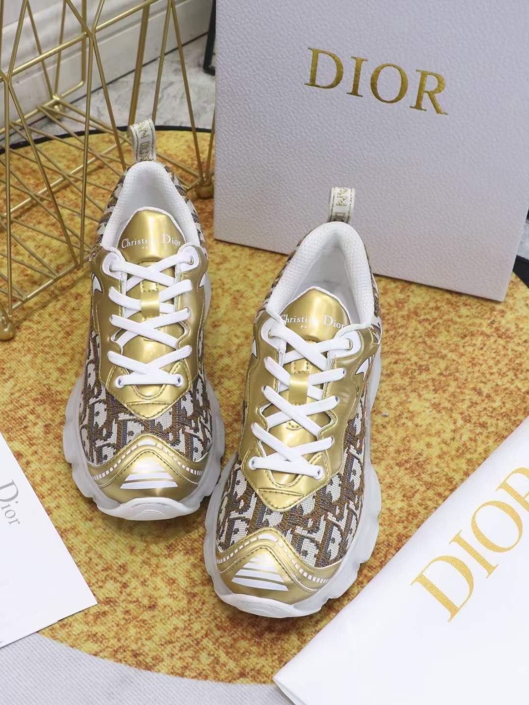 Men Women D*ior Top Sneakers （）