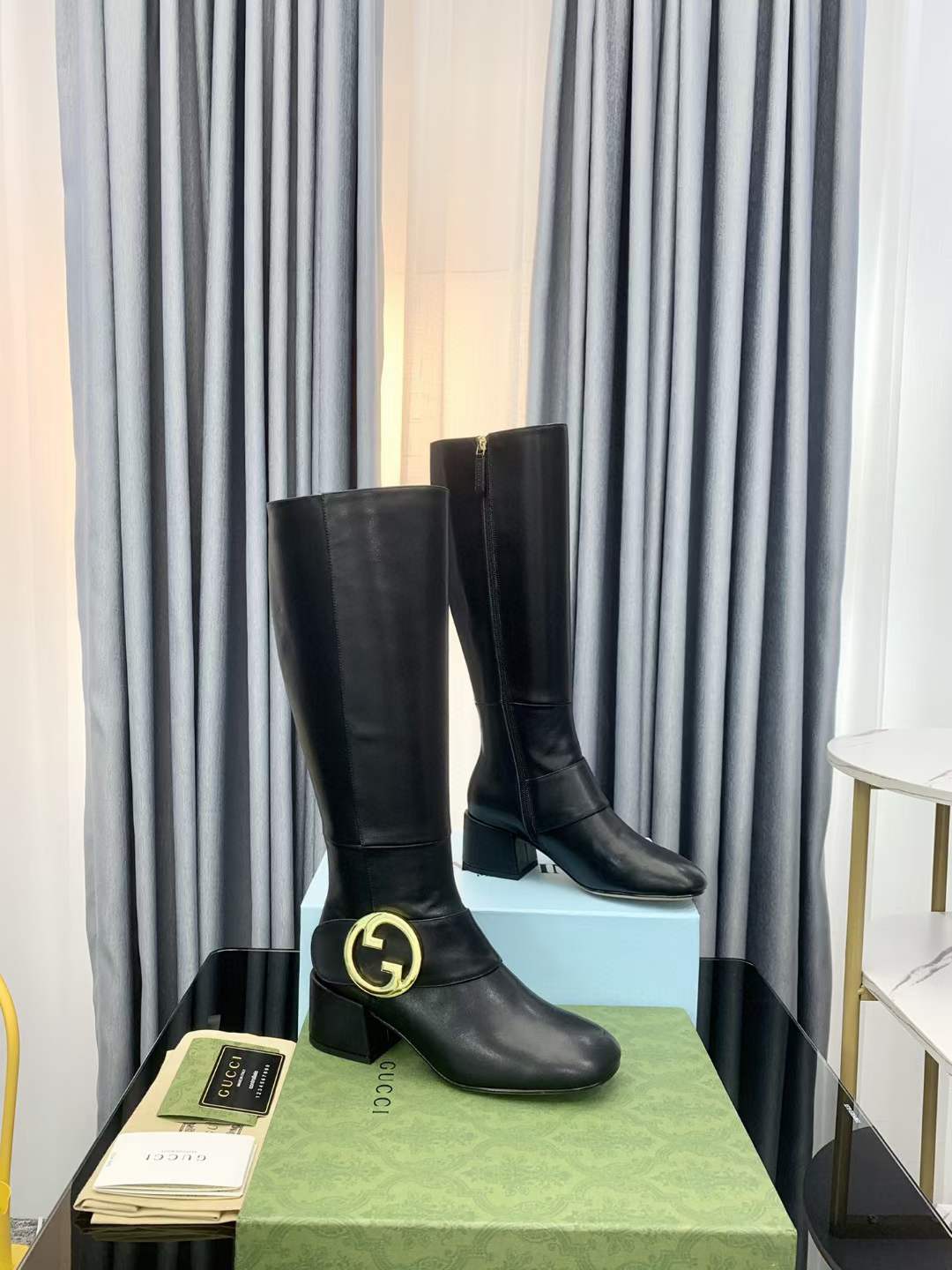 Women G*ucci Top Boots （）