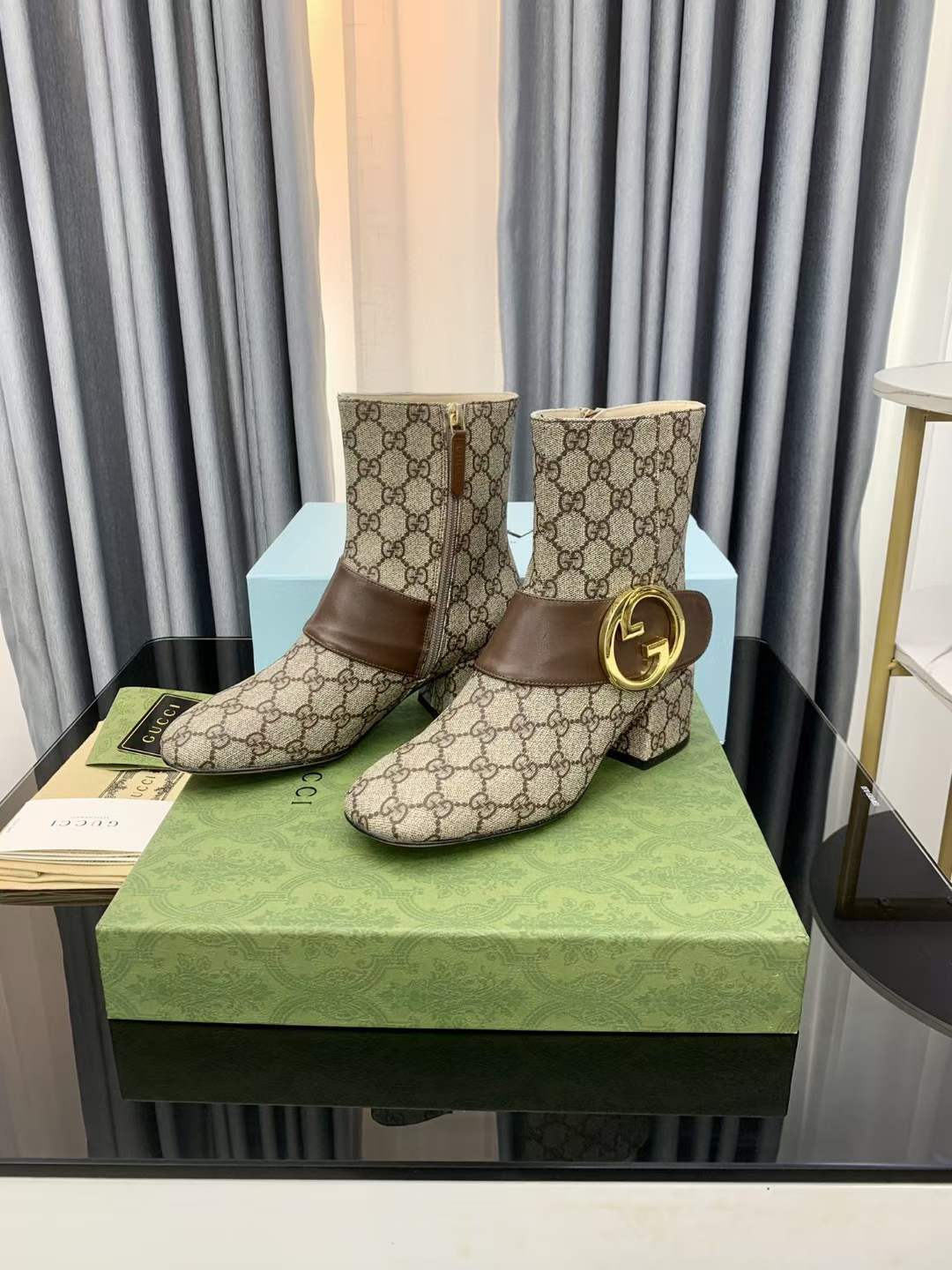 Women G*ucci Top Boots （）