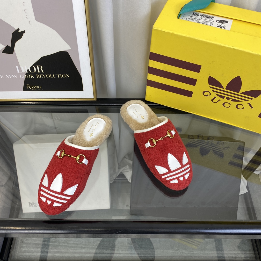 Women G*ucci A*didas Slippers Maikesneakers