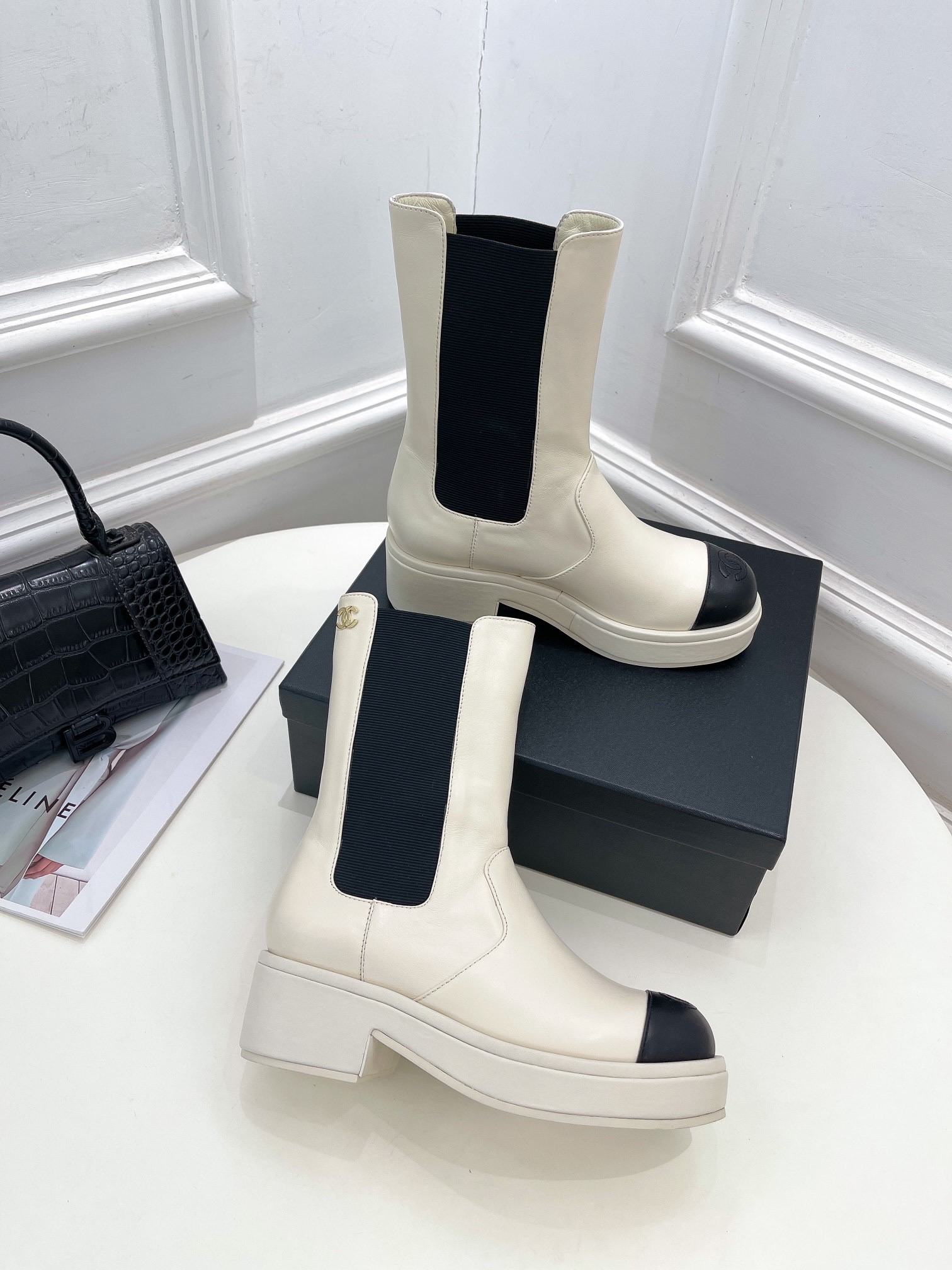 Women C*hanel Top Boots Maikesneakers