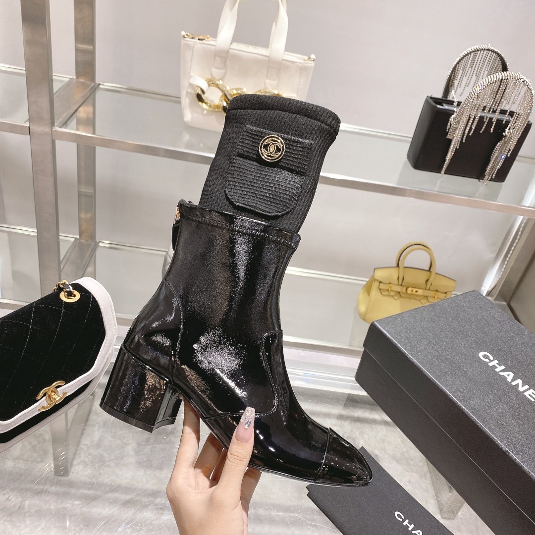 Women C*hanel Top Boots Maikesneakers