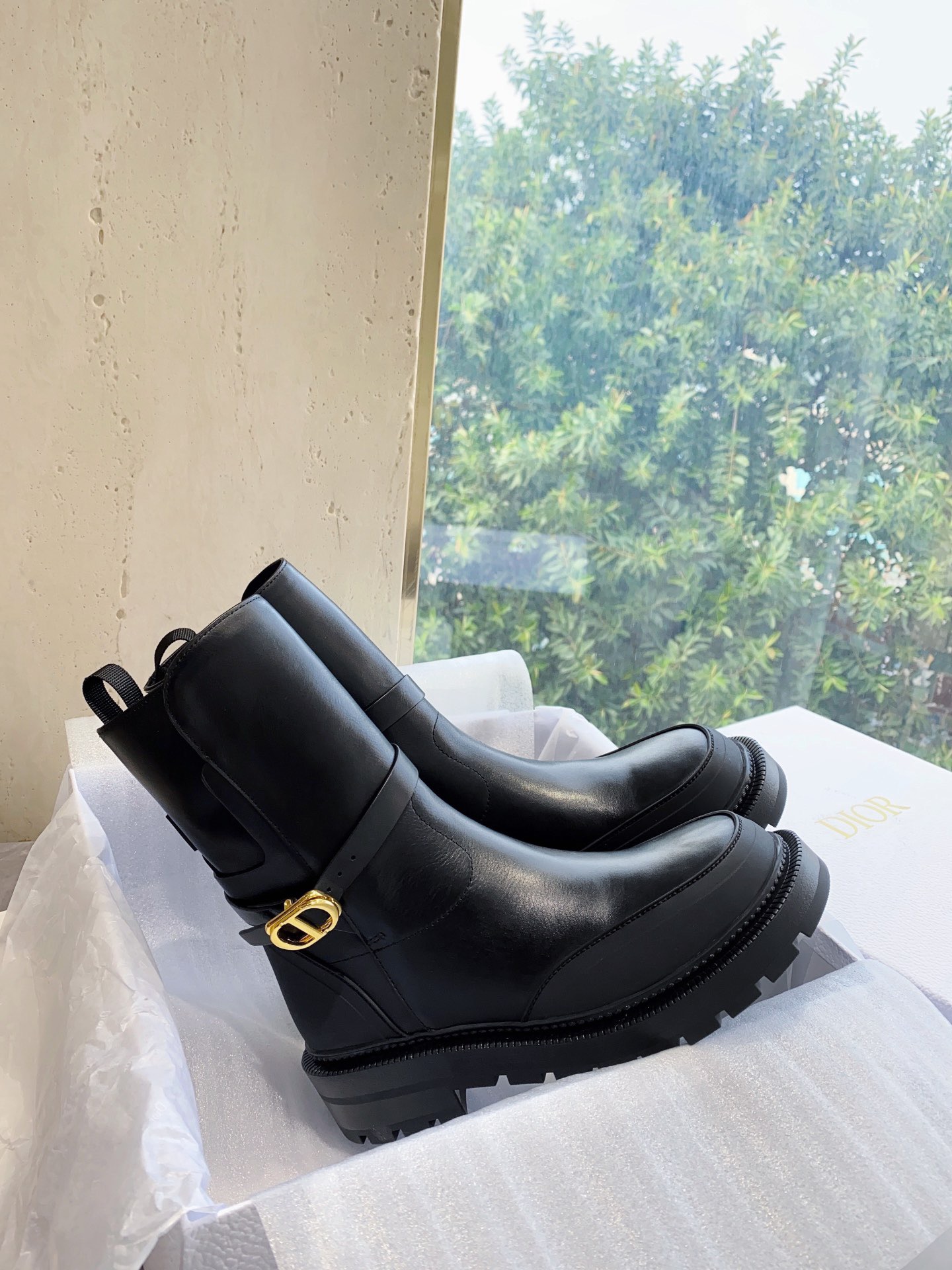 Women D*ior Top Boots Maikesneakers