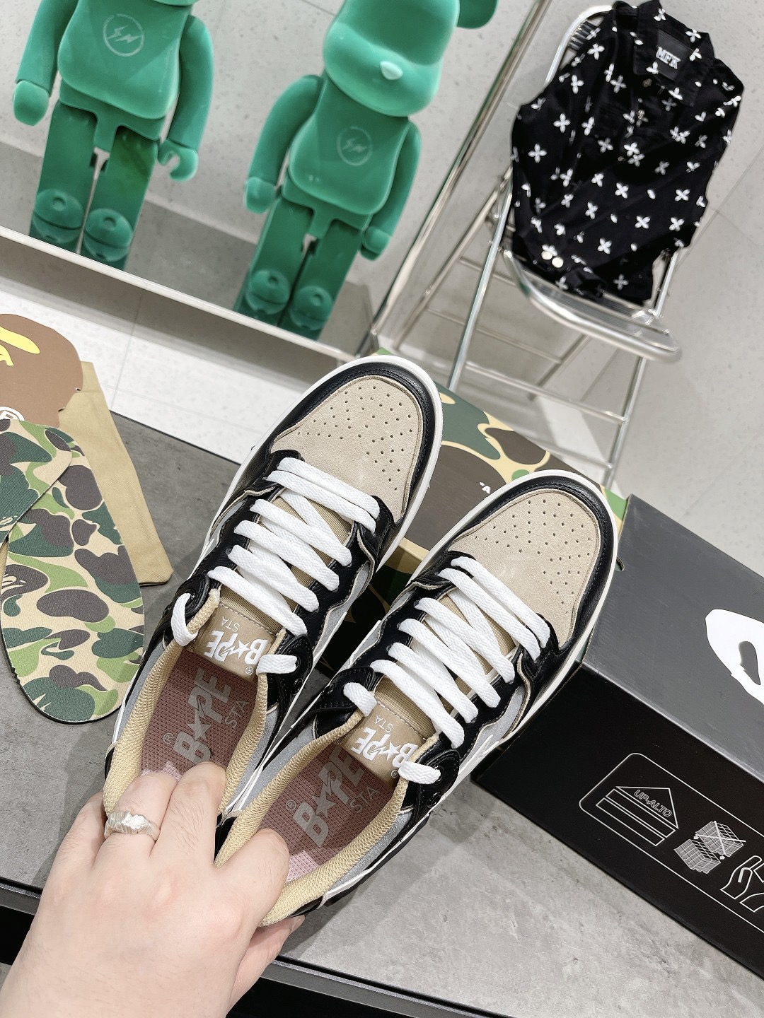 Men Women B*ape sta low Top Sneaker