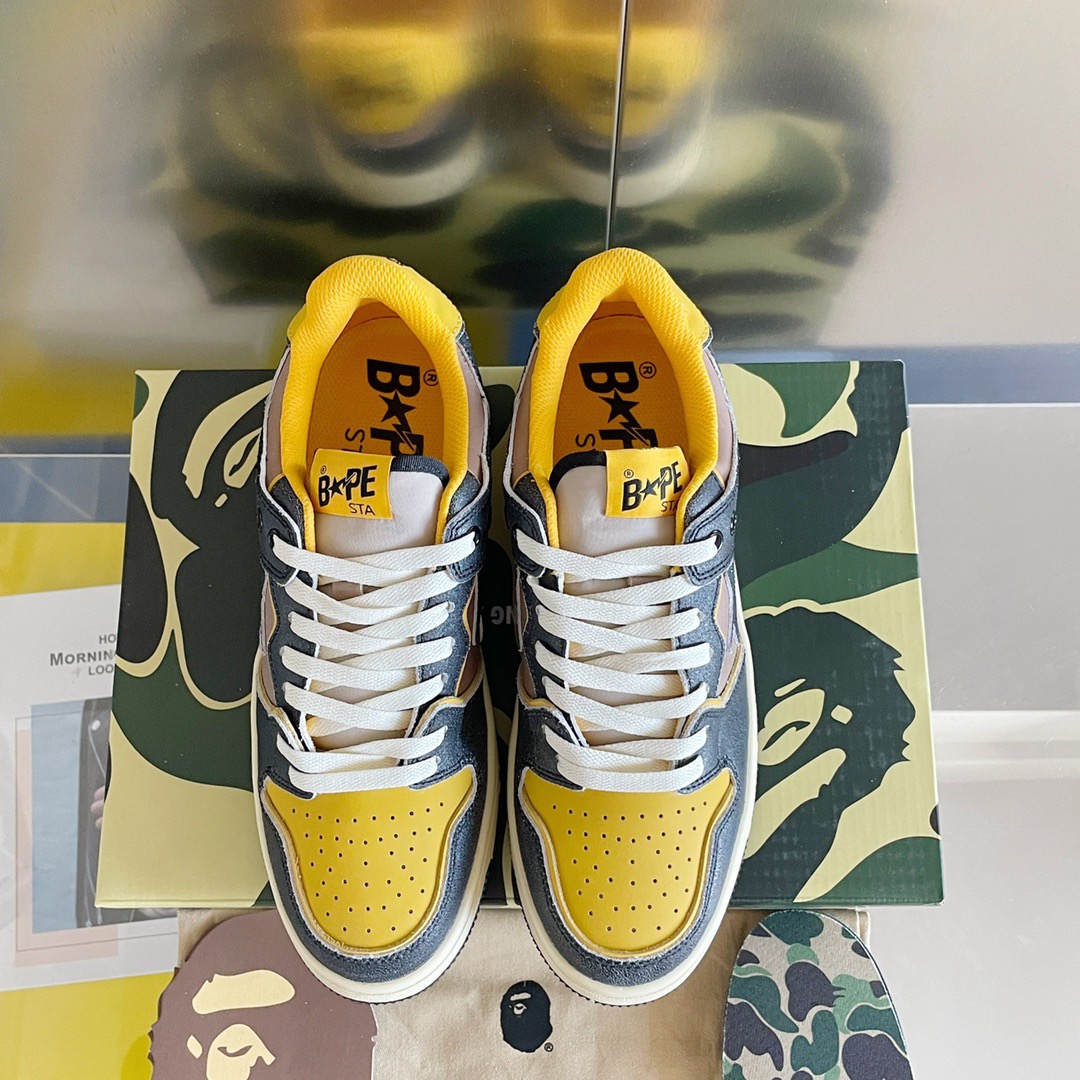 Men Women B*ape sta low Top Sneaker