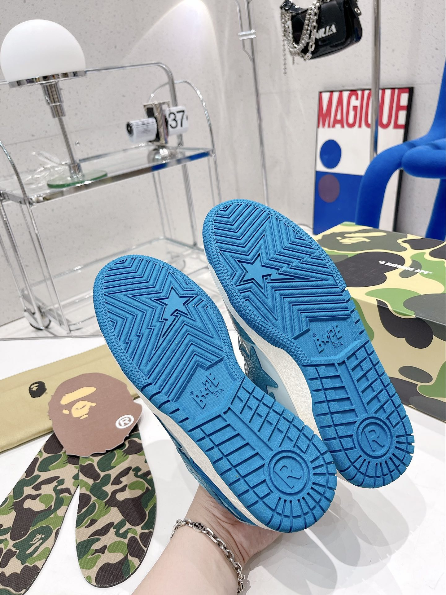 Men Women B*ape sta to low Top Sneaker