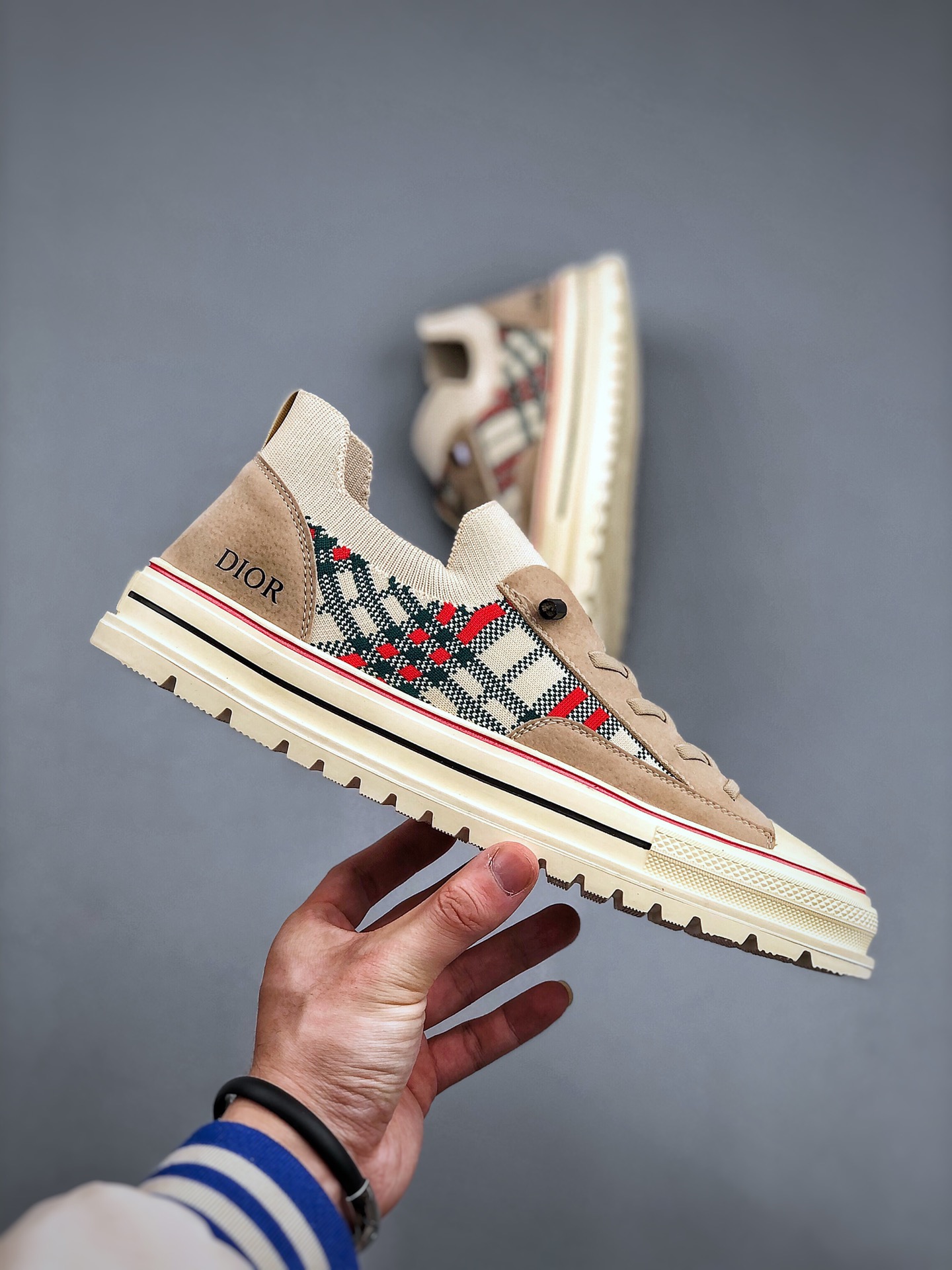 Men D*ior Top Sneaker