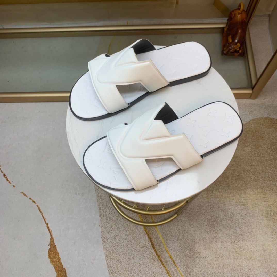Men L*ouis V*uitton Top Slippers