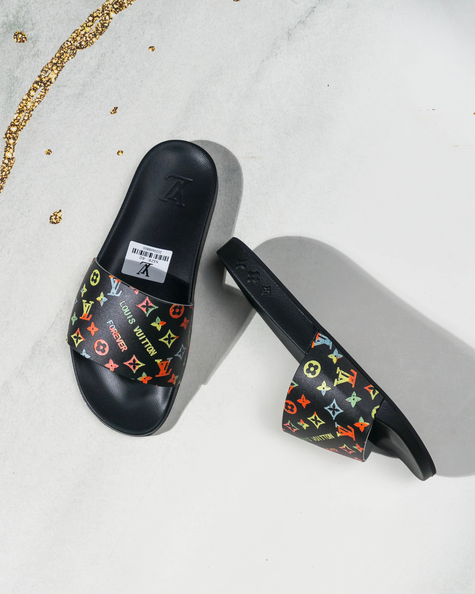 Men L*ouis V*uitton Top Slippers