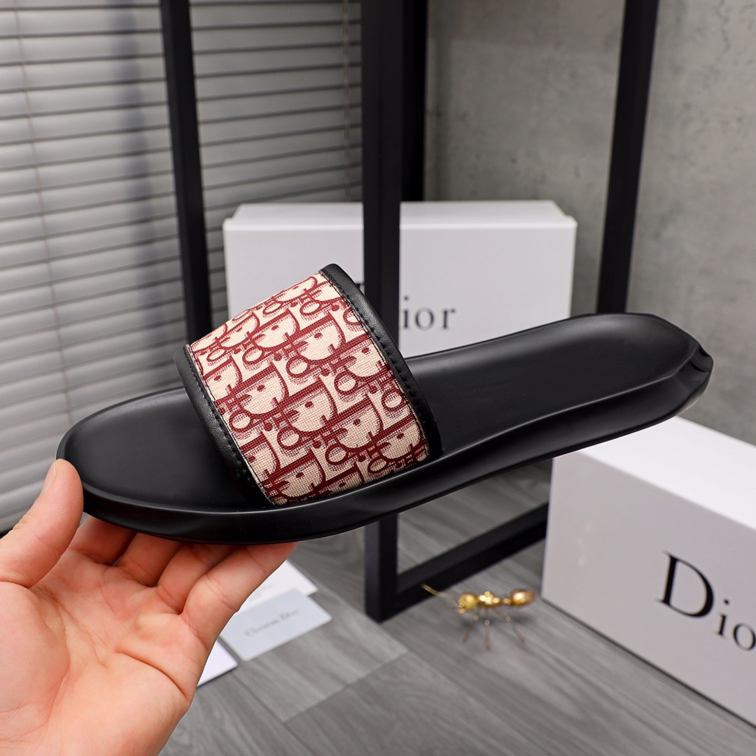 Men D*ior Top Quality slippers