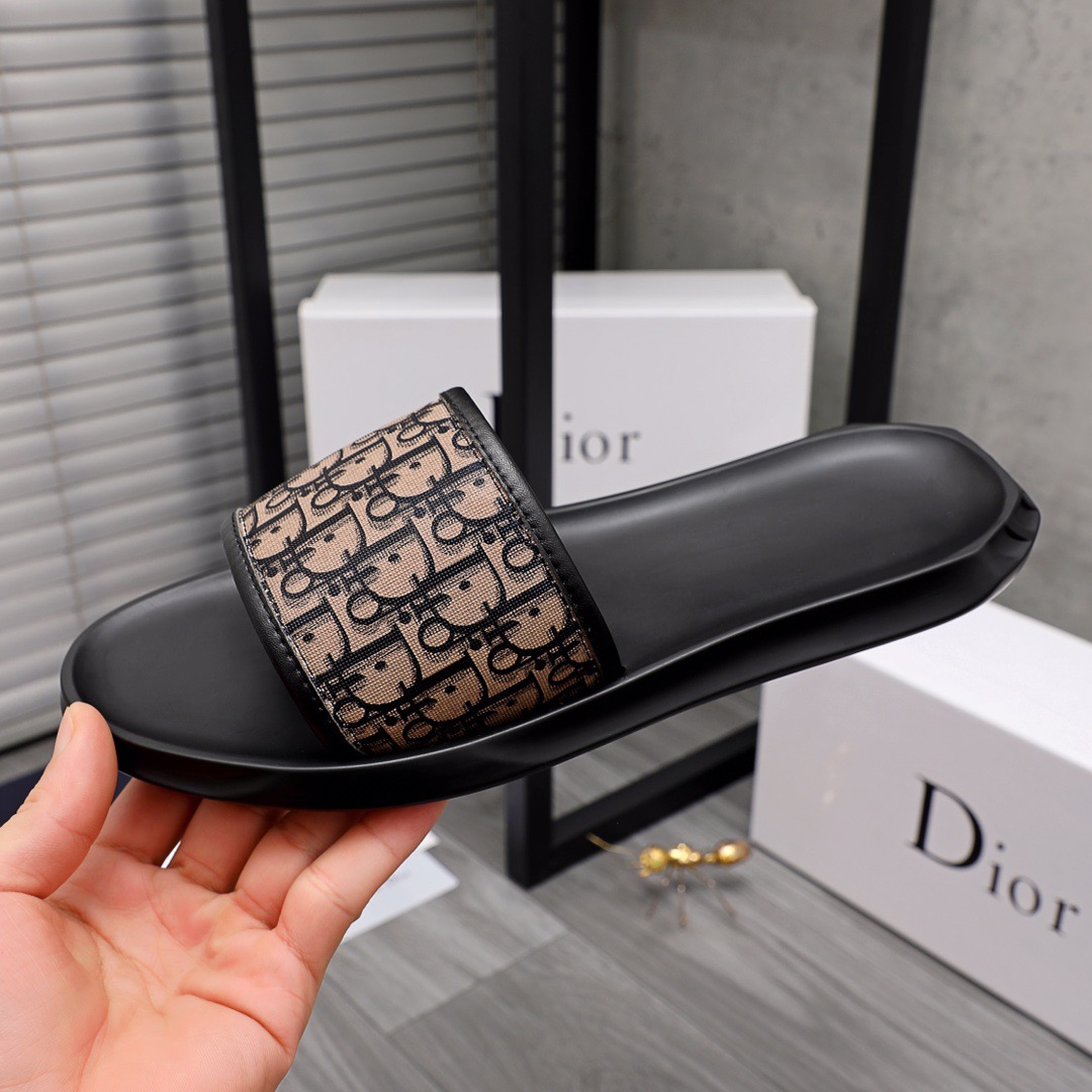 Men D*ior Top Quality slippers