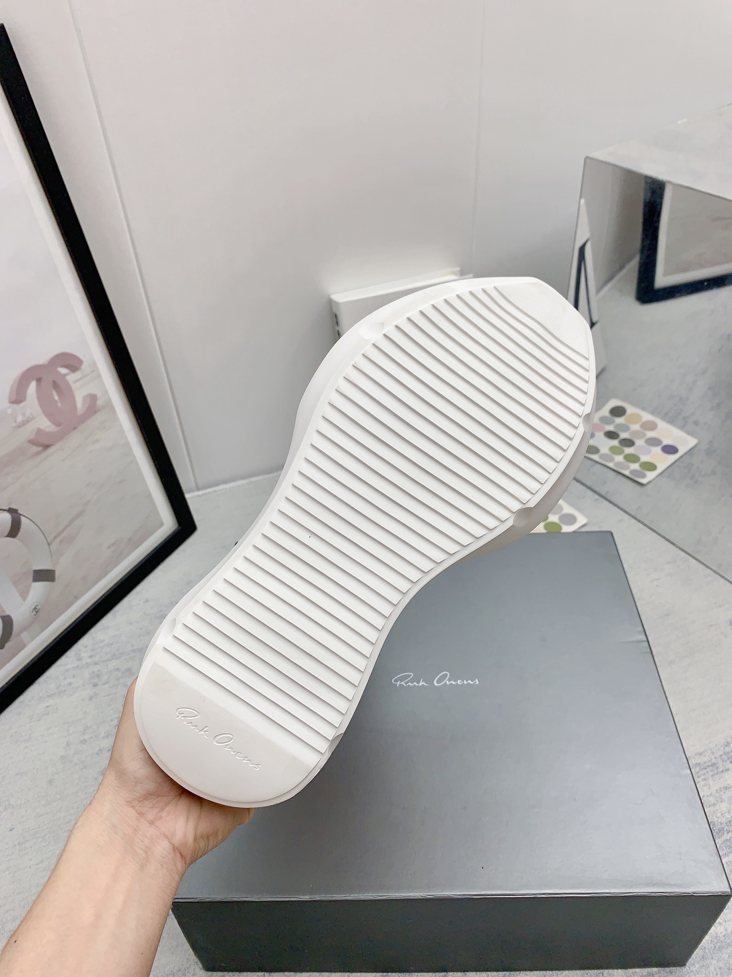 Men Women R*ick O*wens Top Sneaker