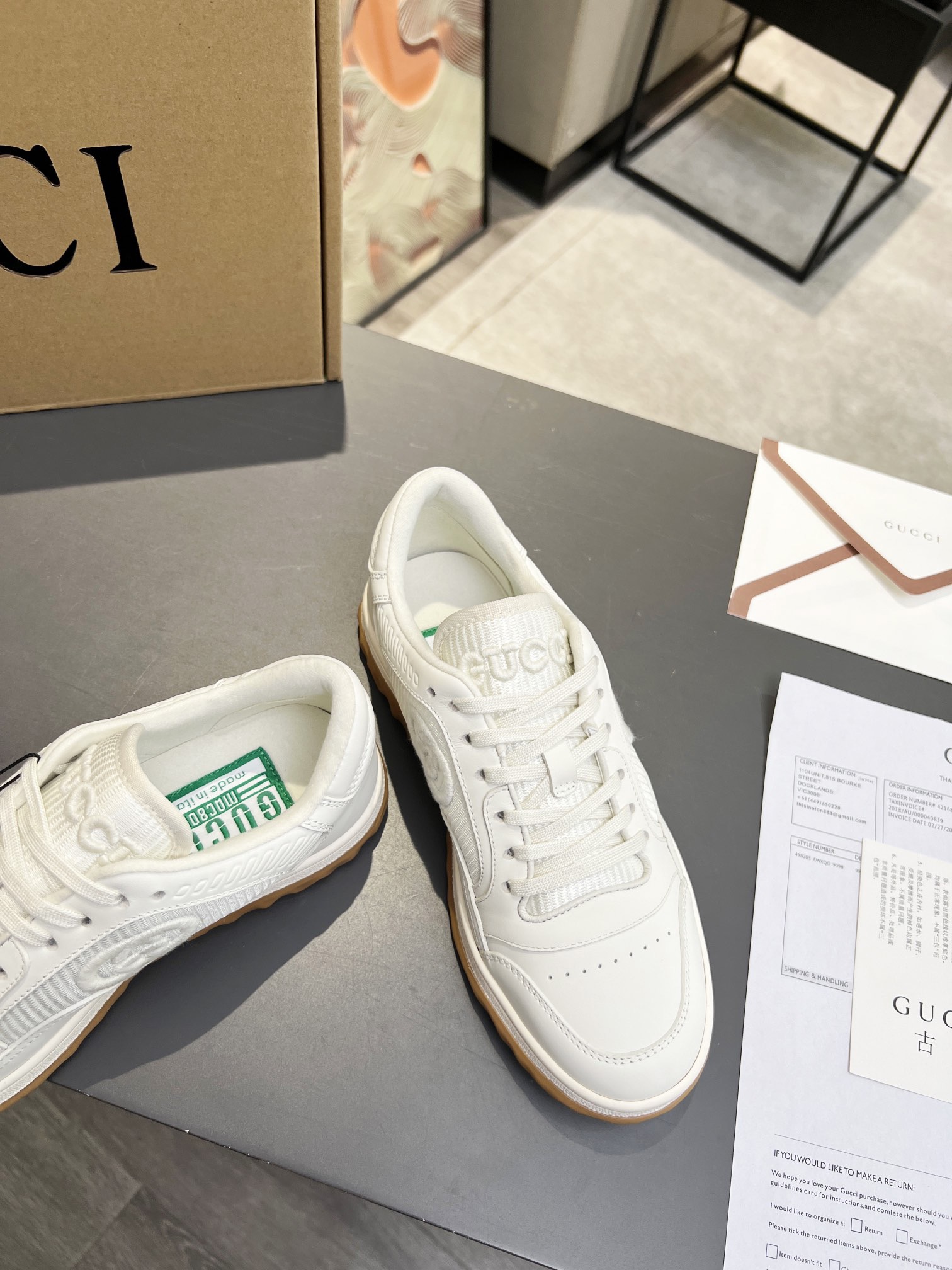 Men Women G*ucci Top Sneaker