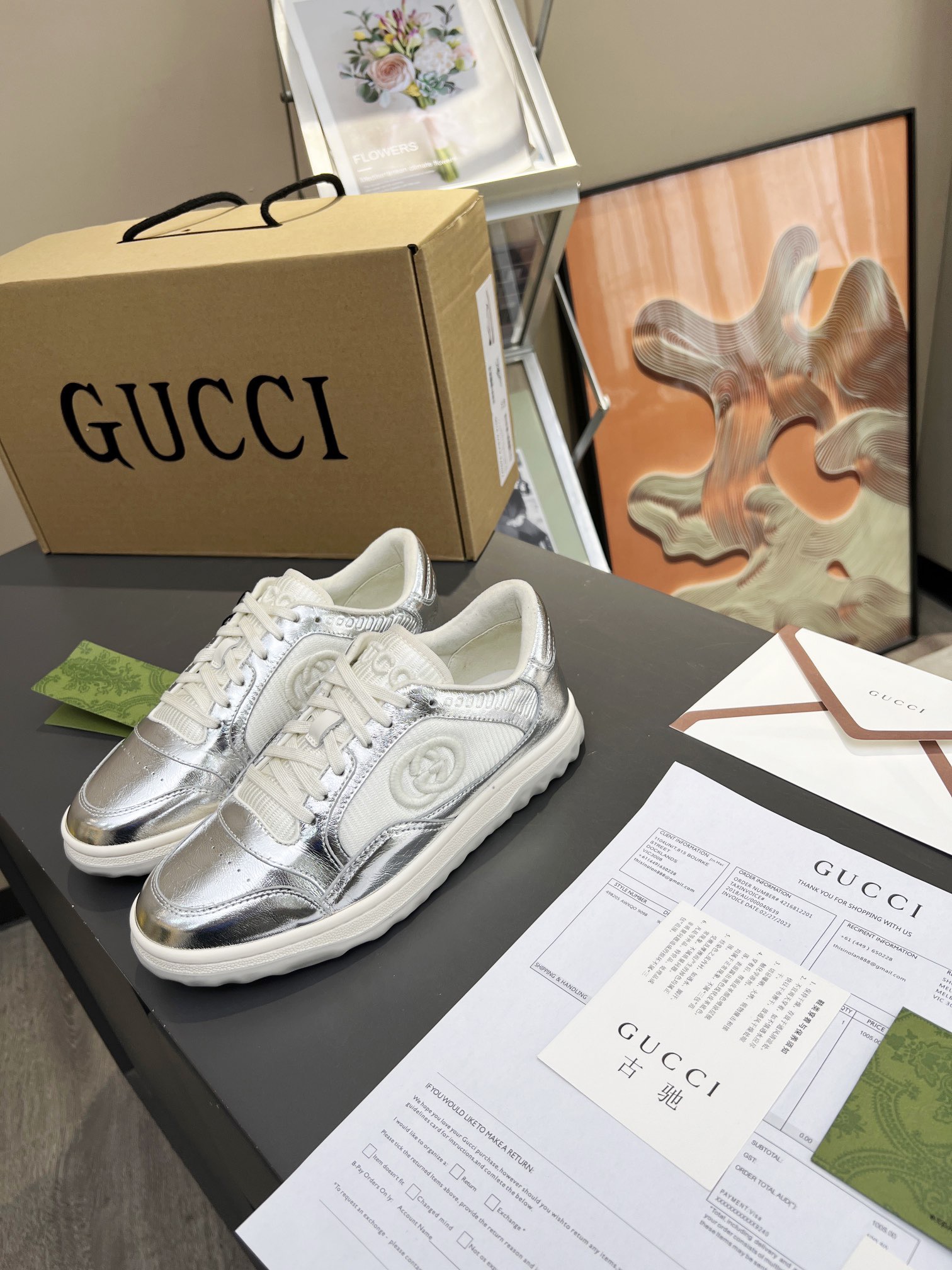 Men Women G*ucci Top Sneaker