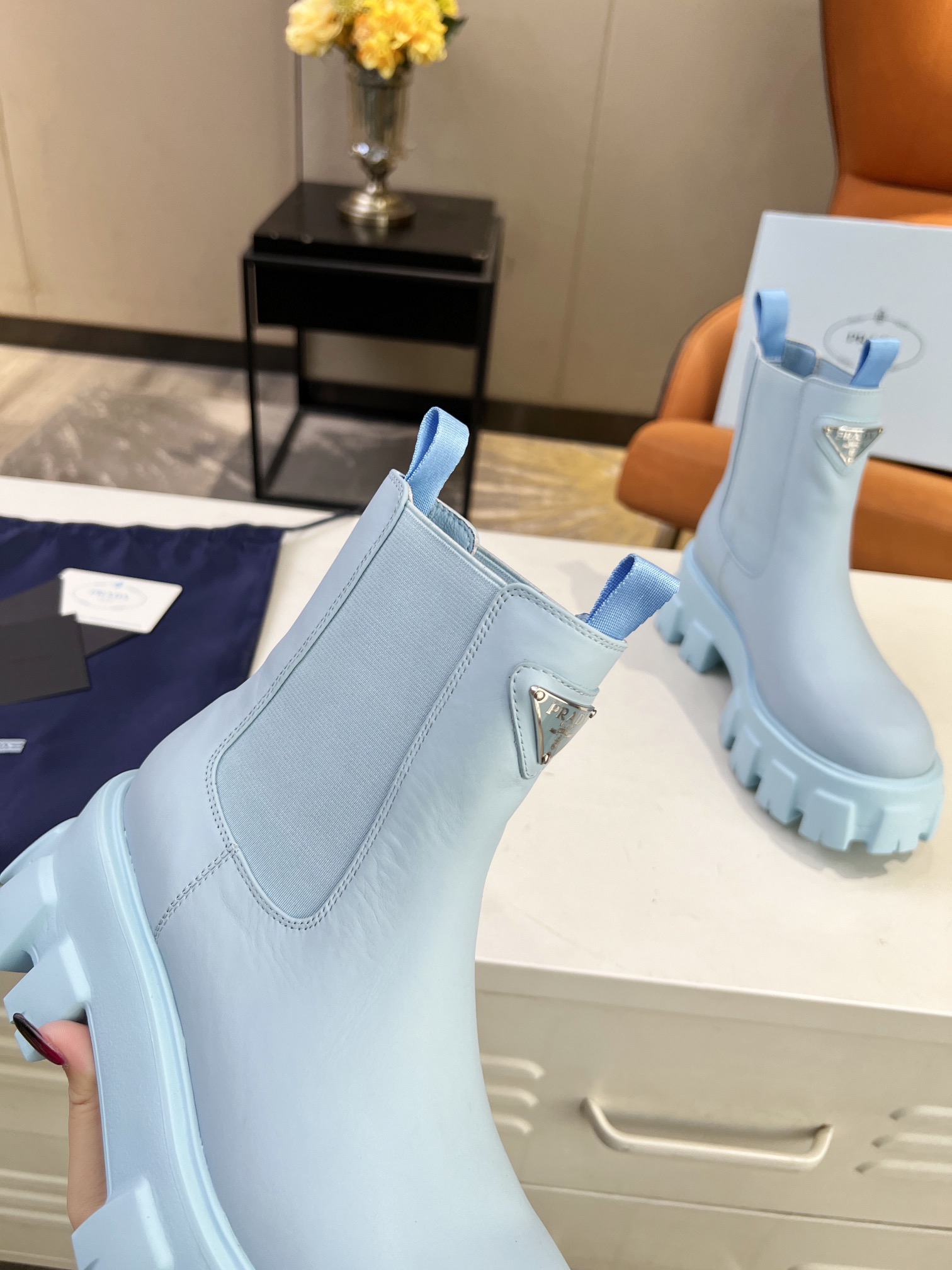 Women P*rada Top Sneakers