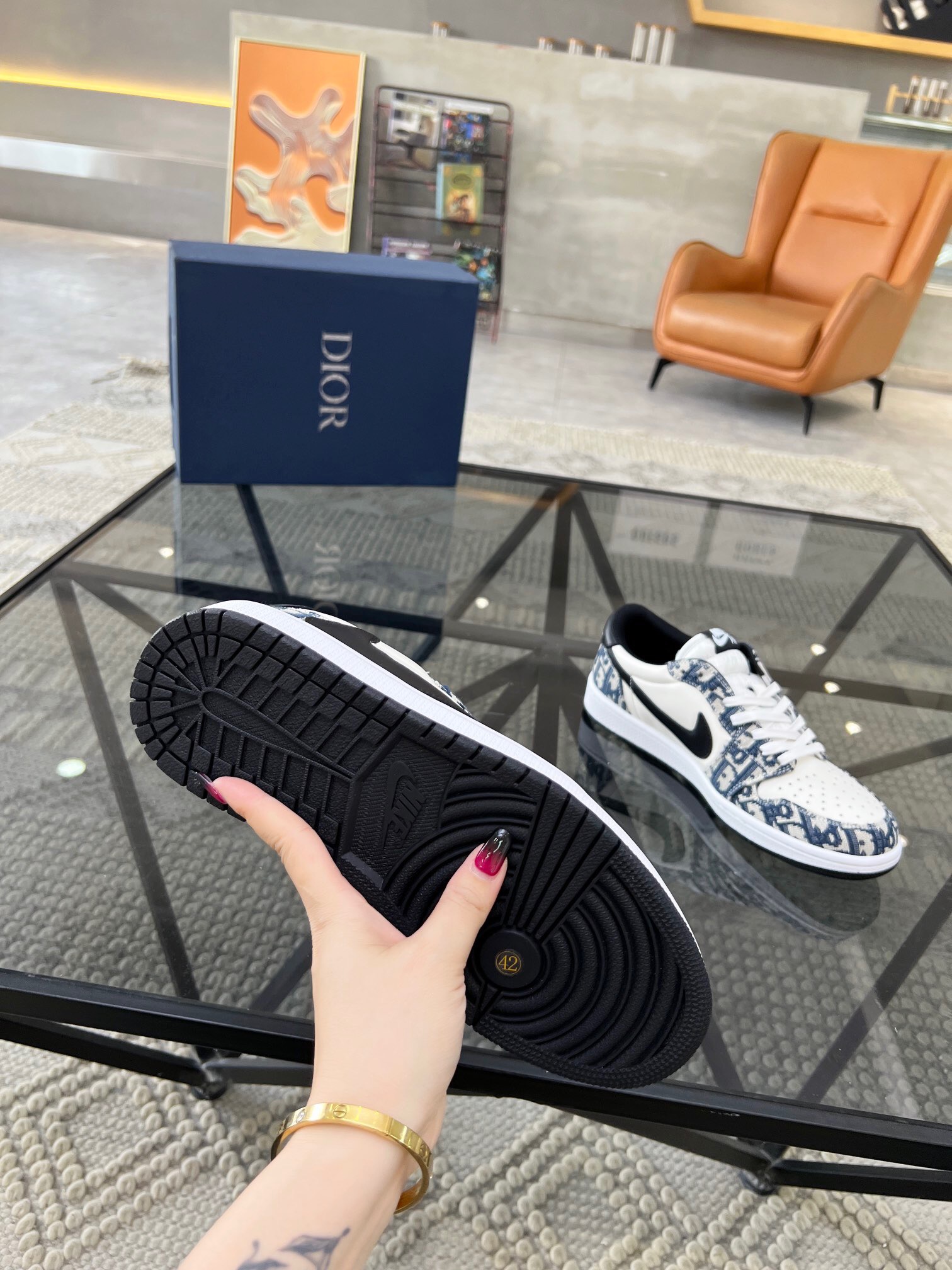 Men D*ior Top Sneakers