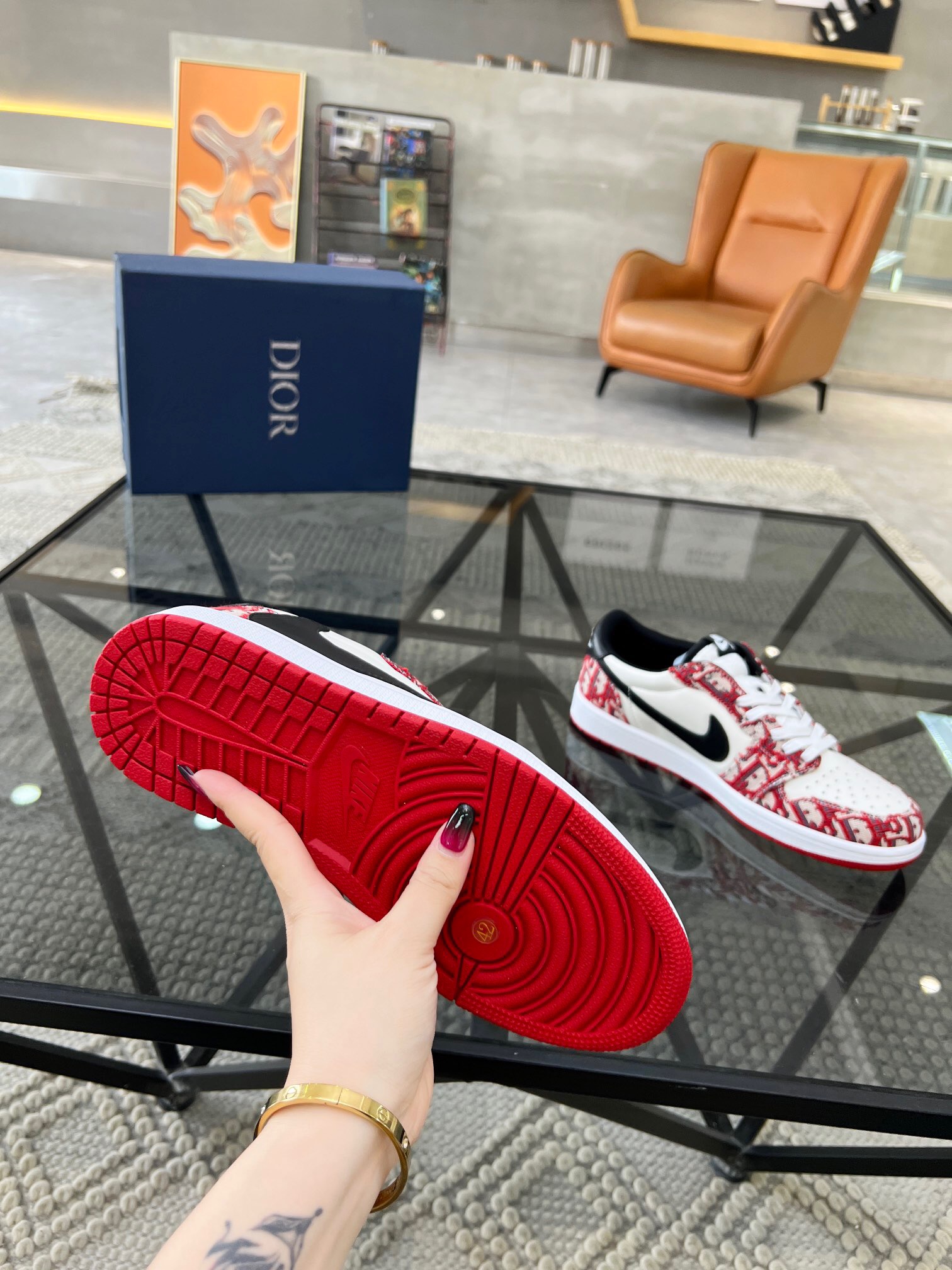 Men D*ior Top Sneakers