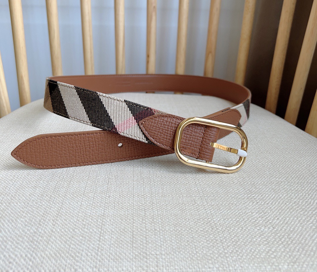 B.urberrry Belts Top Quality 30MM