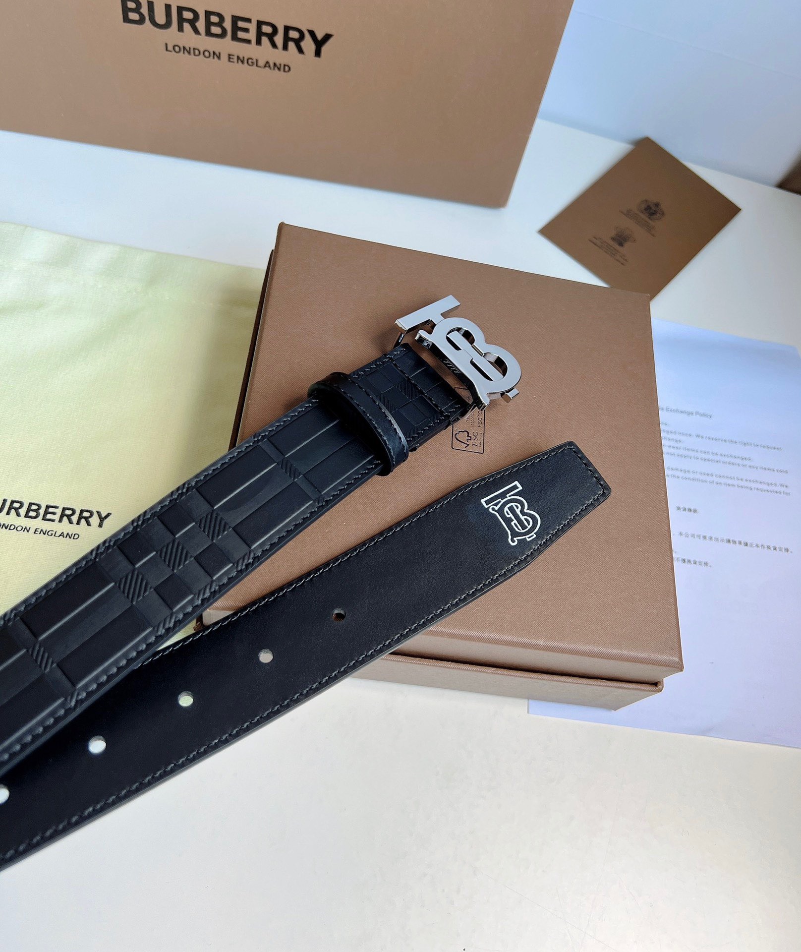 B.urberrry Belts Top Quality 35MM