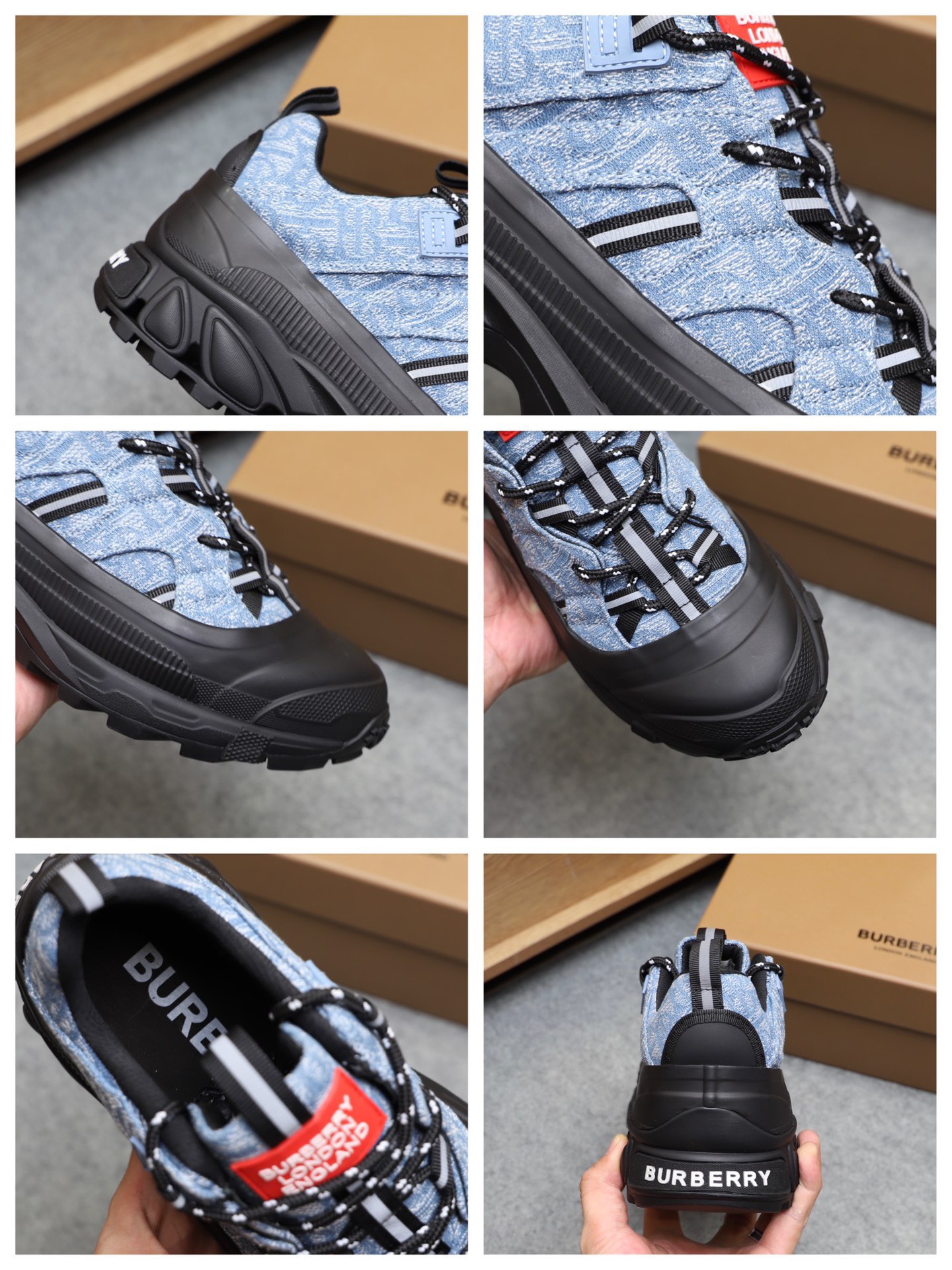 Men B*urberry Top Sneaker Maikesneakers