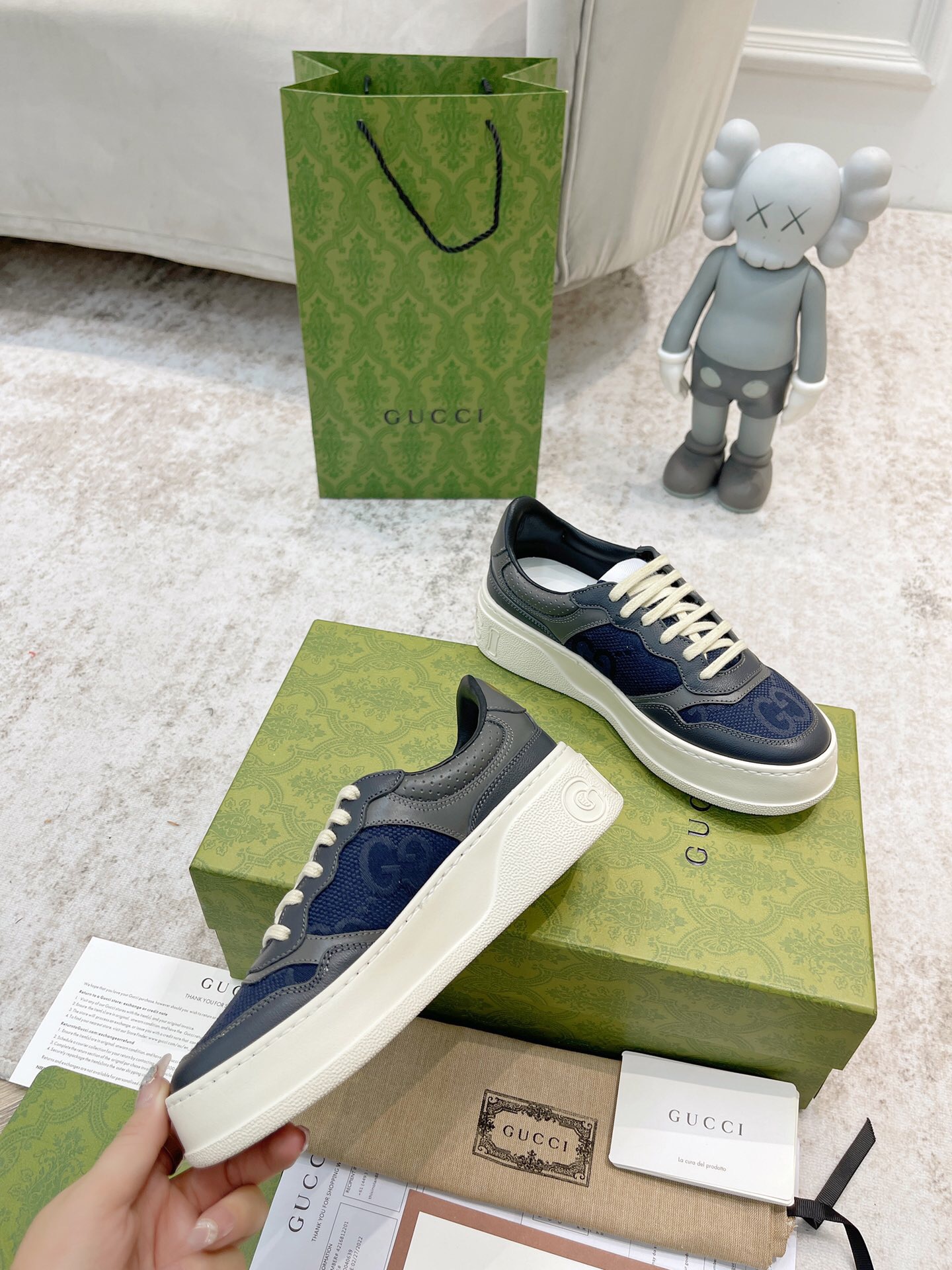 Men Women G*ucci Top Sneaker