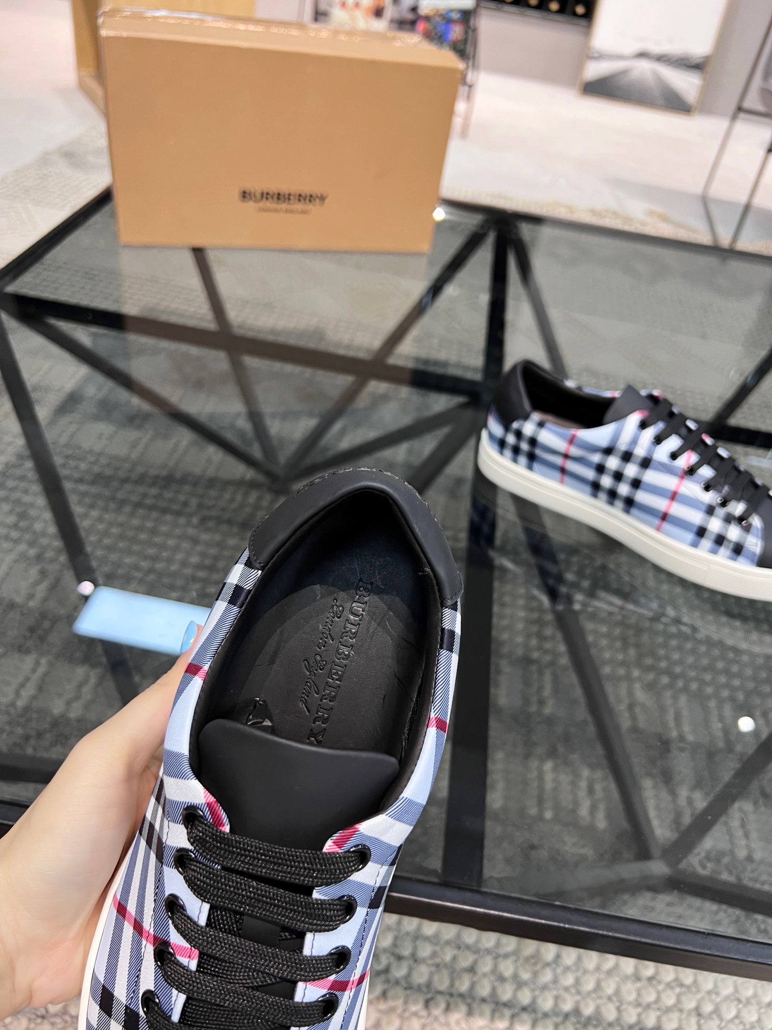 Men B*urberry Top Sneaker