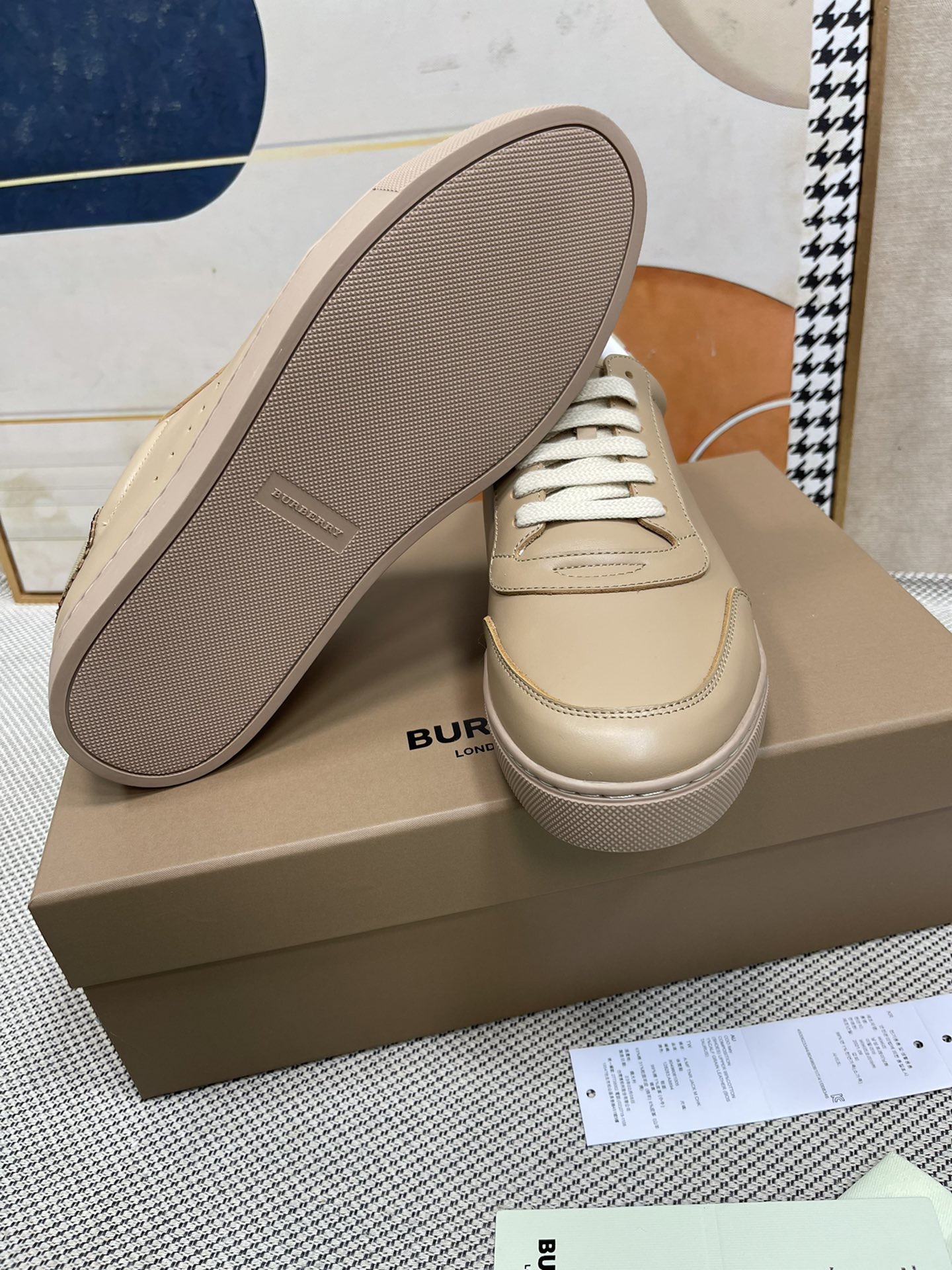 Men B*urberry Top Sneaker