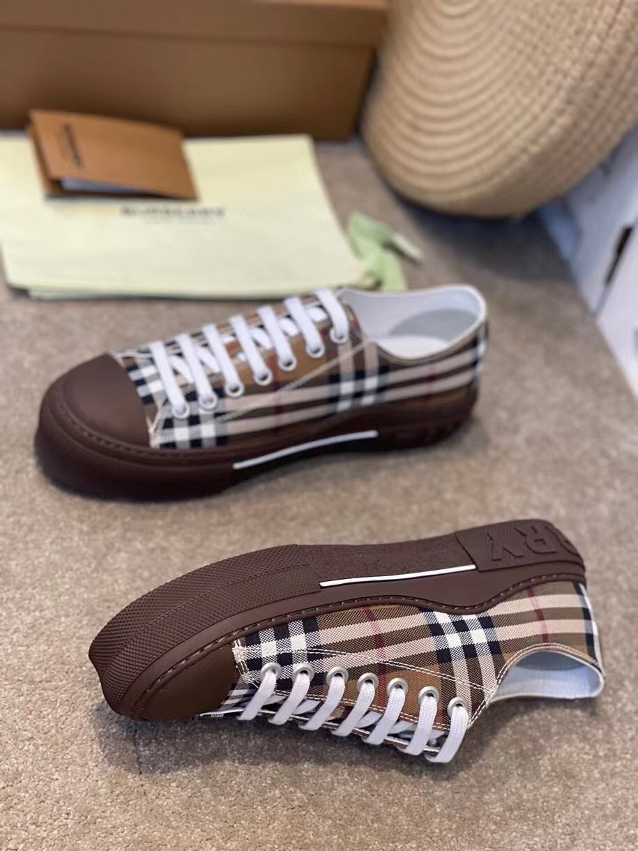 Men Women B*urberry Top Sneaker