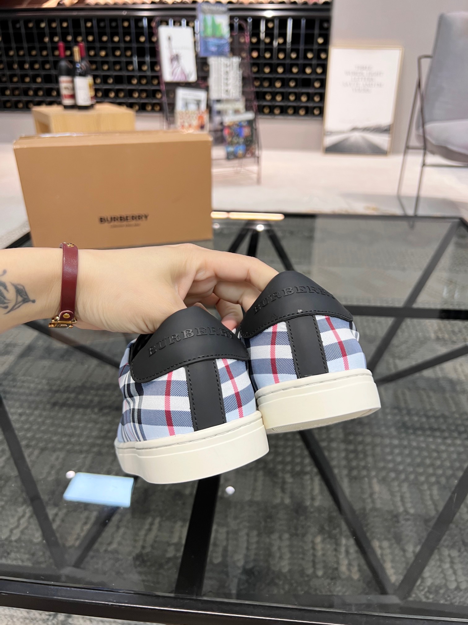 Men B*urberry Top Sneaker