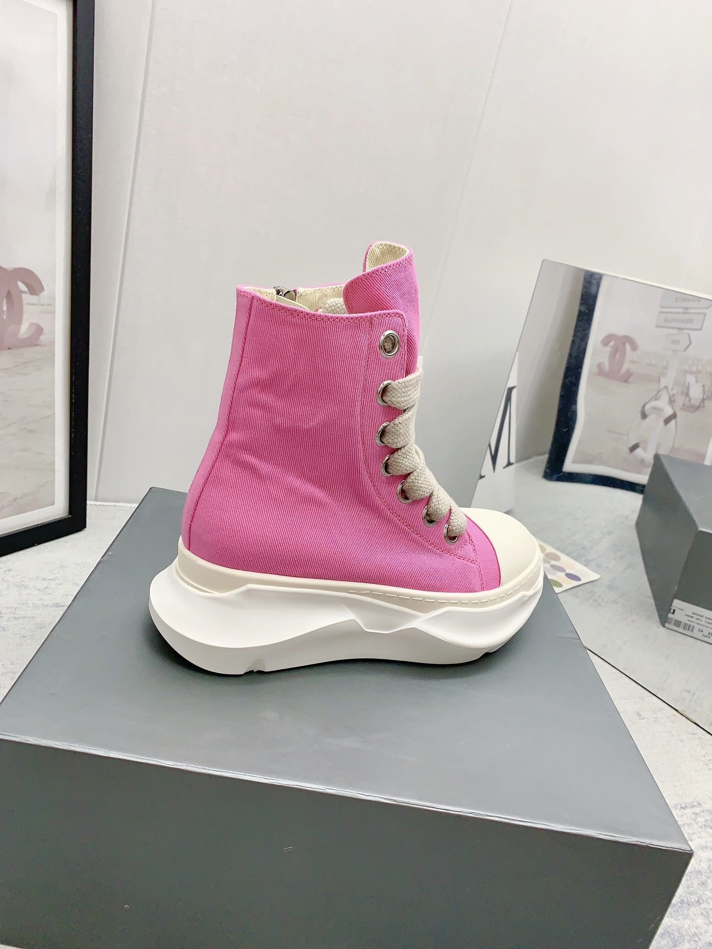 Men Women R*ick O*wens Top Sneaker