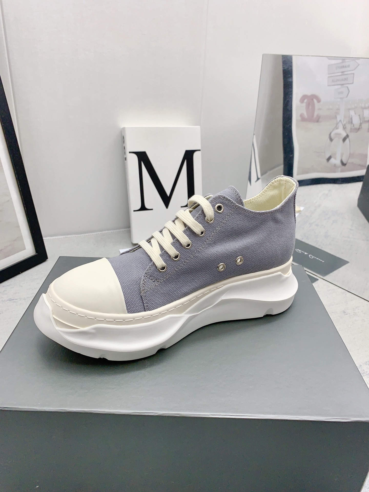 Men Women R*ick O*wens Top Sneaker